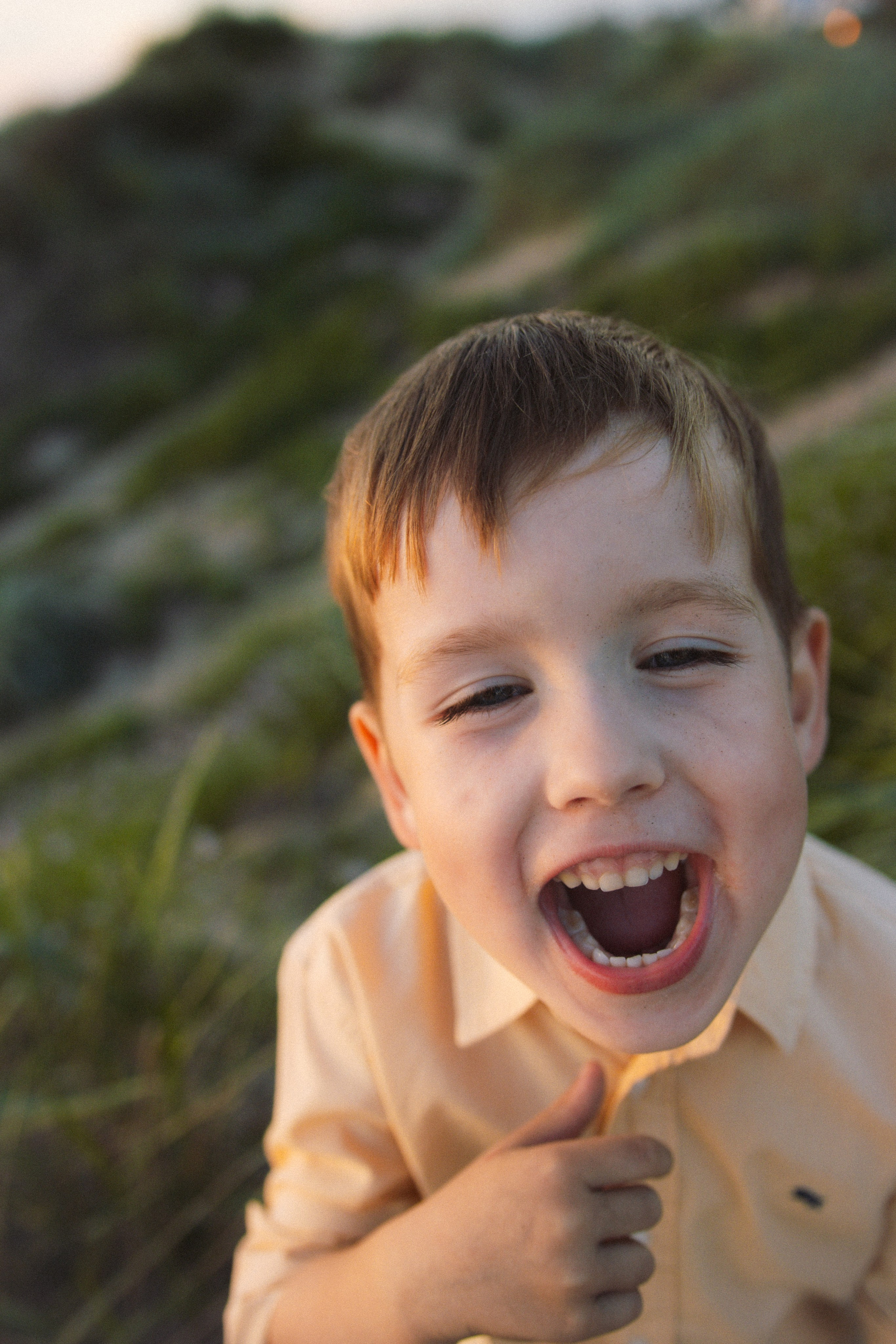 Warm evening in Falkenberg. Photographer in Gothenburg Aleksandra Stroganova