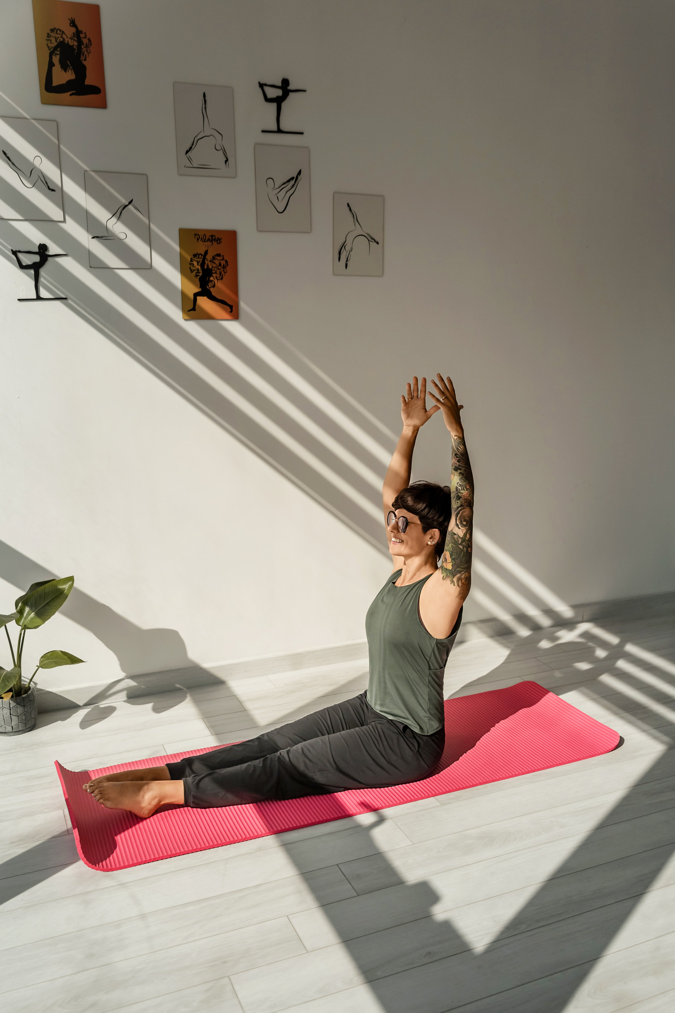 Photo session for a Pilates trainer