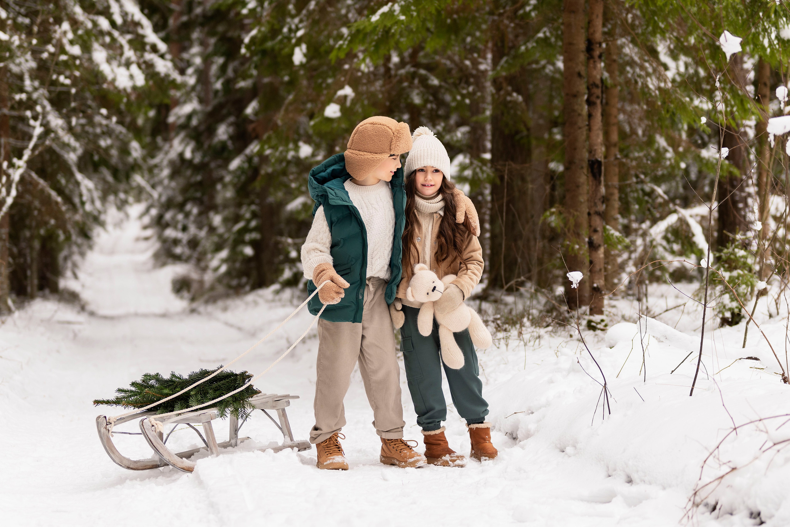 София, Микаэль. Зимняя сказка 2. Анна Григьян — фотограф ретушёр в Даугавпилсе (Латвия)