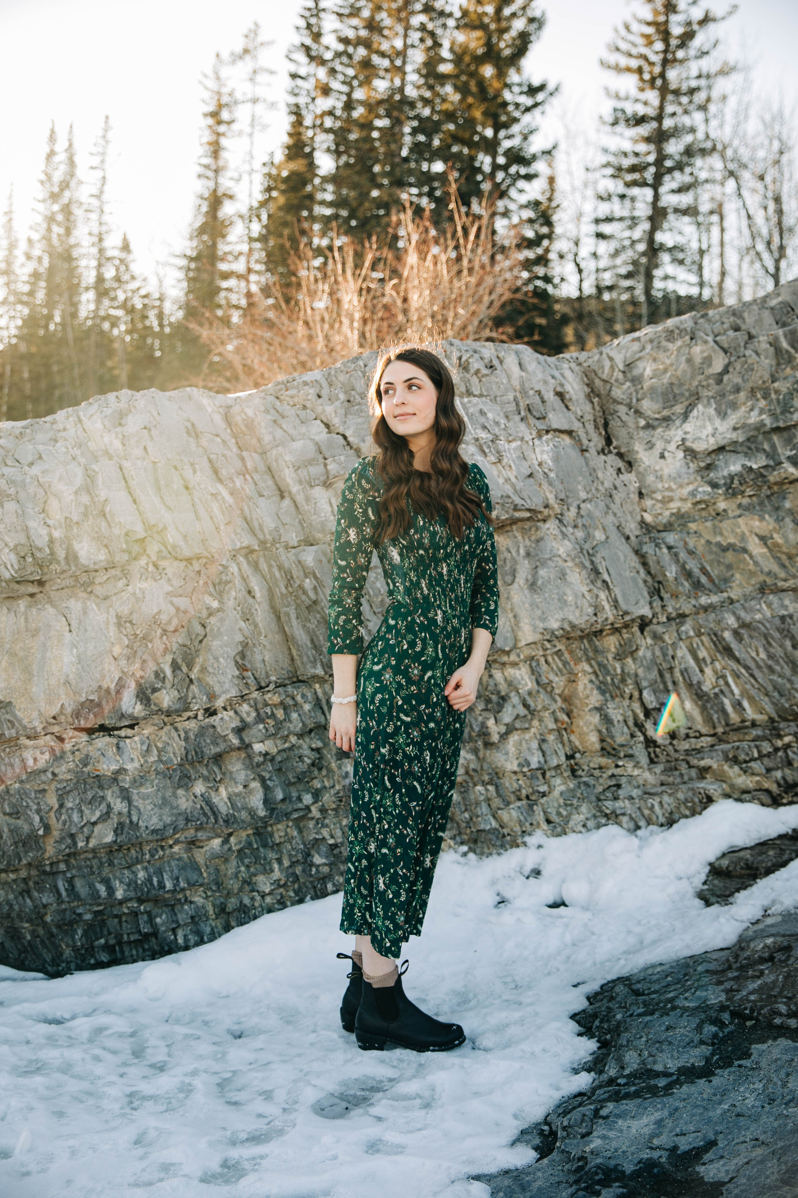 Emily Koller — Elbow Falls. Fotografía accesible en Calgary