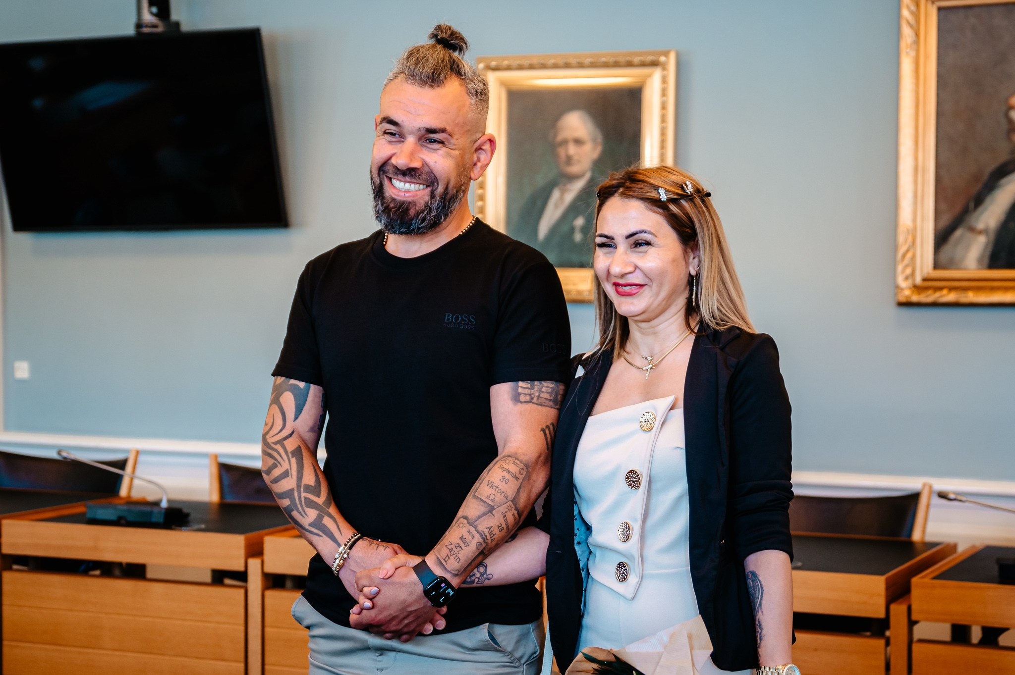 Cununie civilă în Randers. DanFotograf.dk