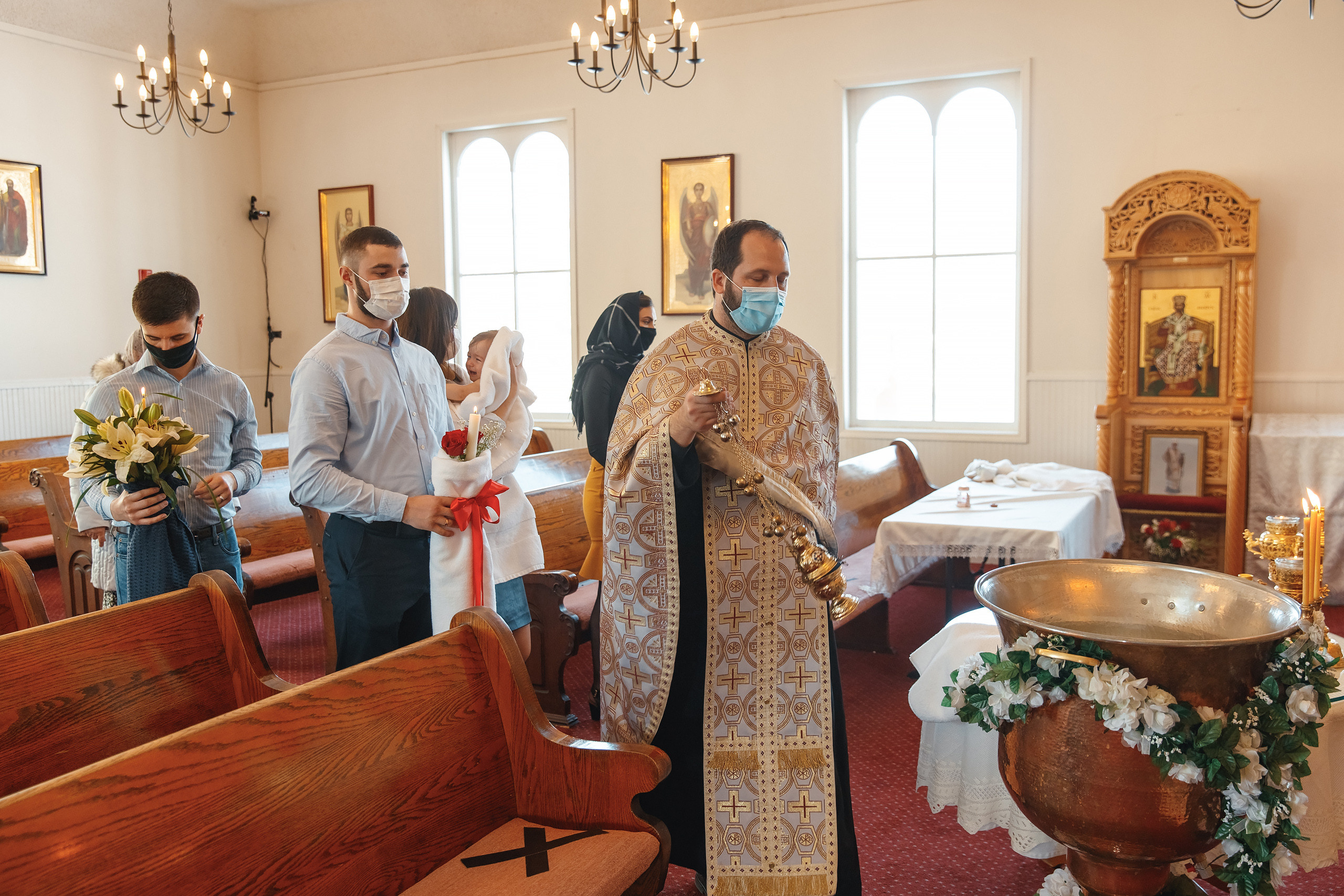 02.27.2021 Christening. Wedding family event photographer in Chicago Nick Yushevich