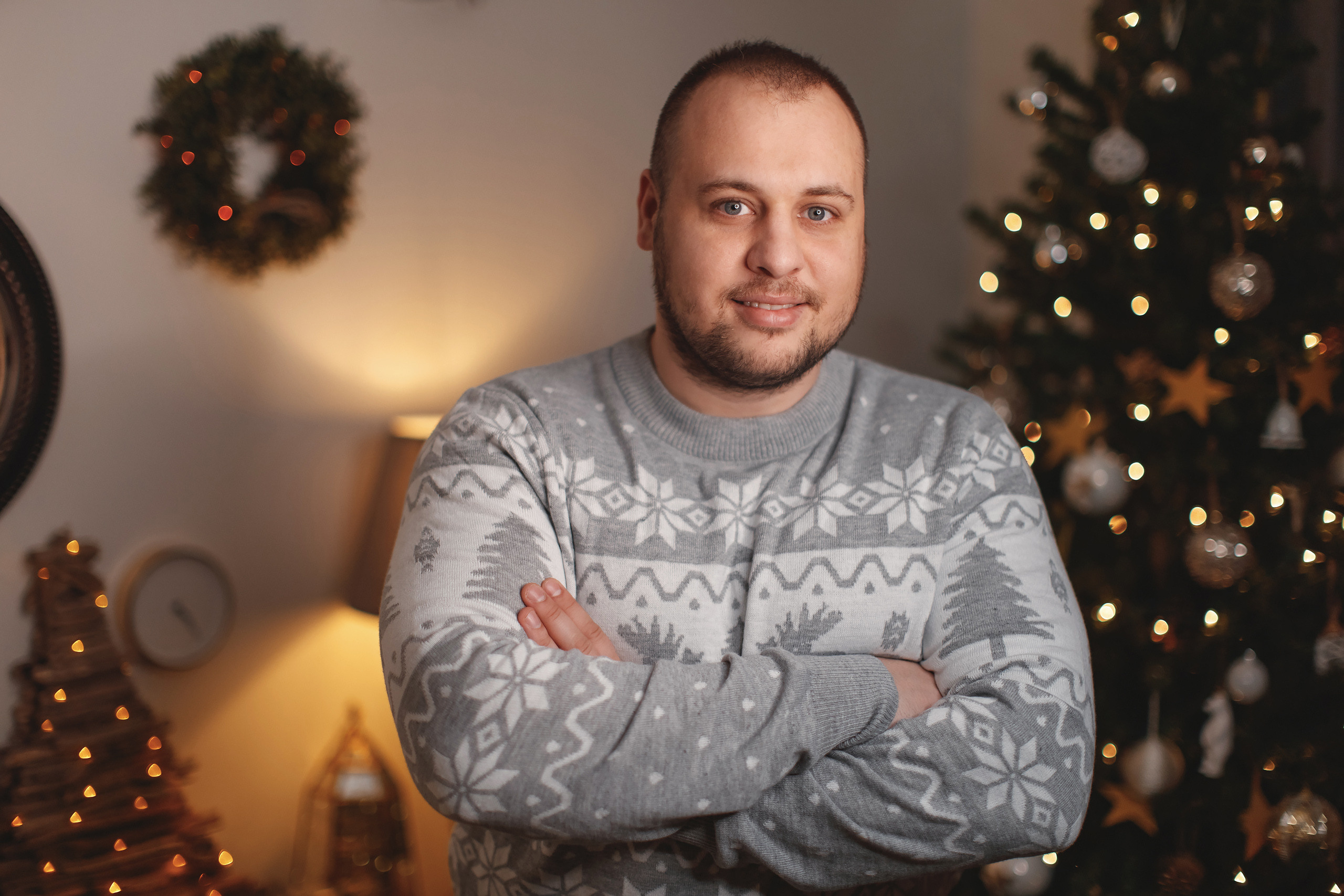 01102021 Christmas Family Photoshoot 24. Wedding family event photographer in Chicago Nick Yushevich