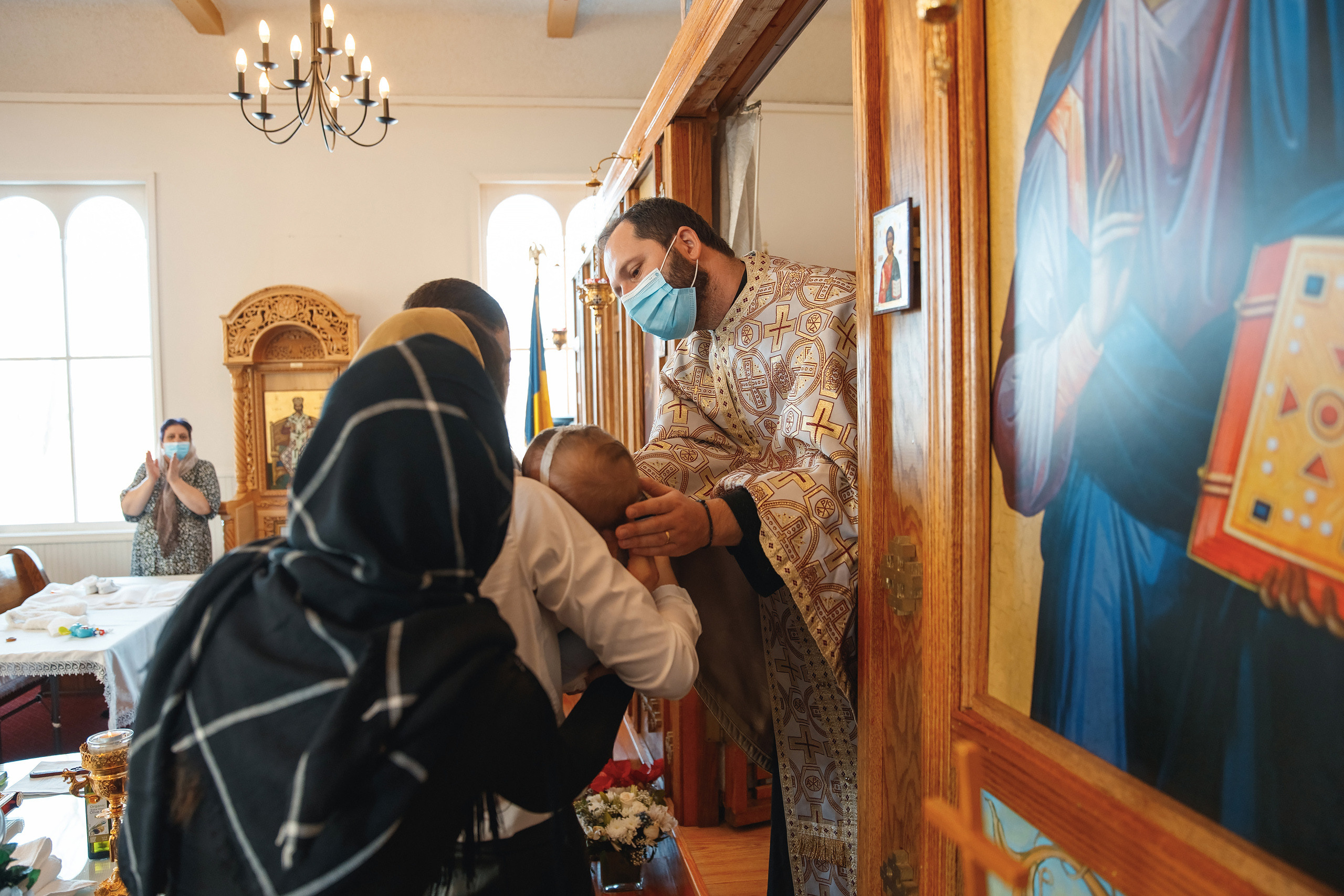 02.27.2021 Christening. Wedding family event photographer in Chicago Nick Yushevich