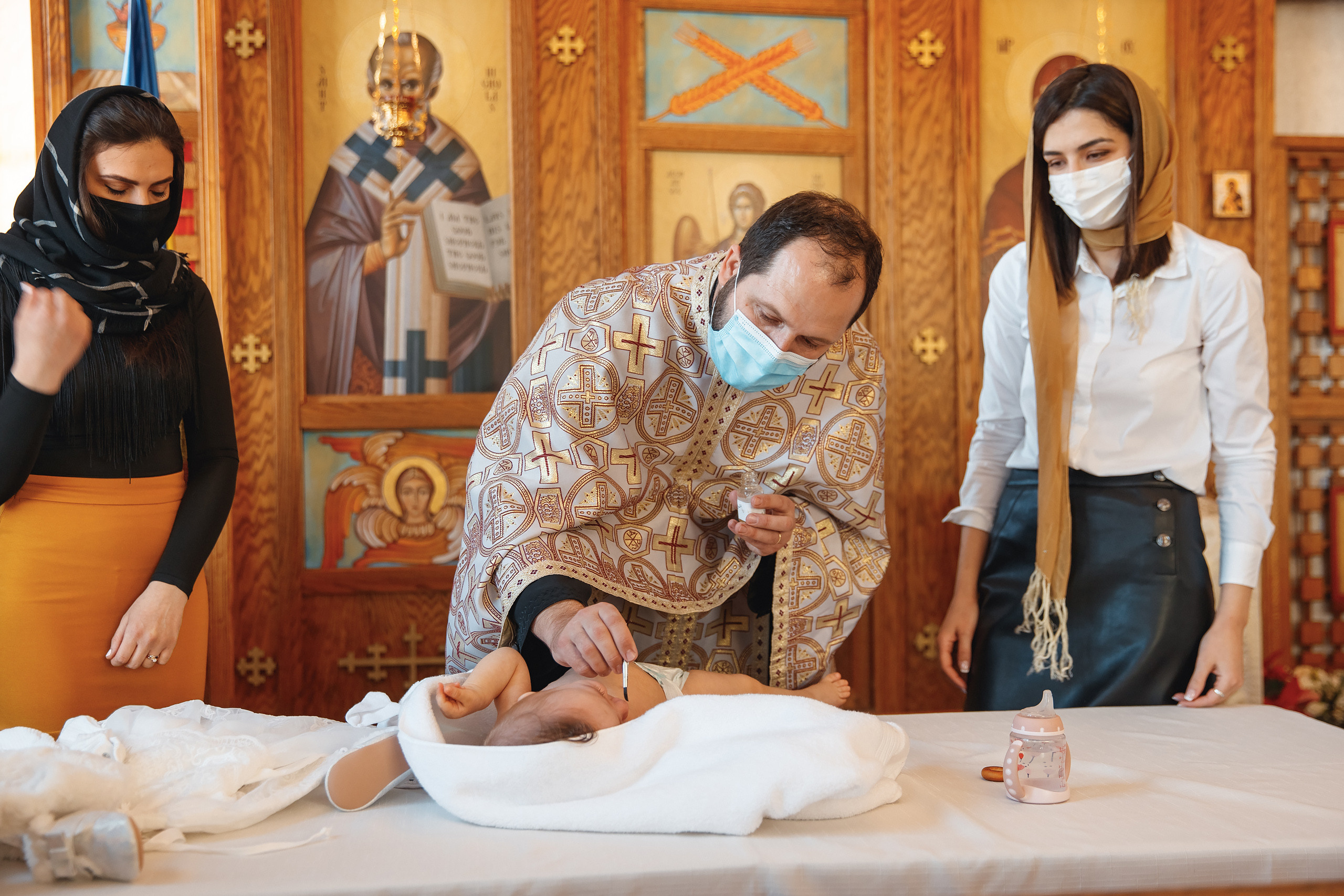 02.27.2021 Christening. Wedding family event photographer in Chicago Nick Yushevich