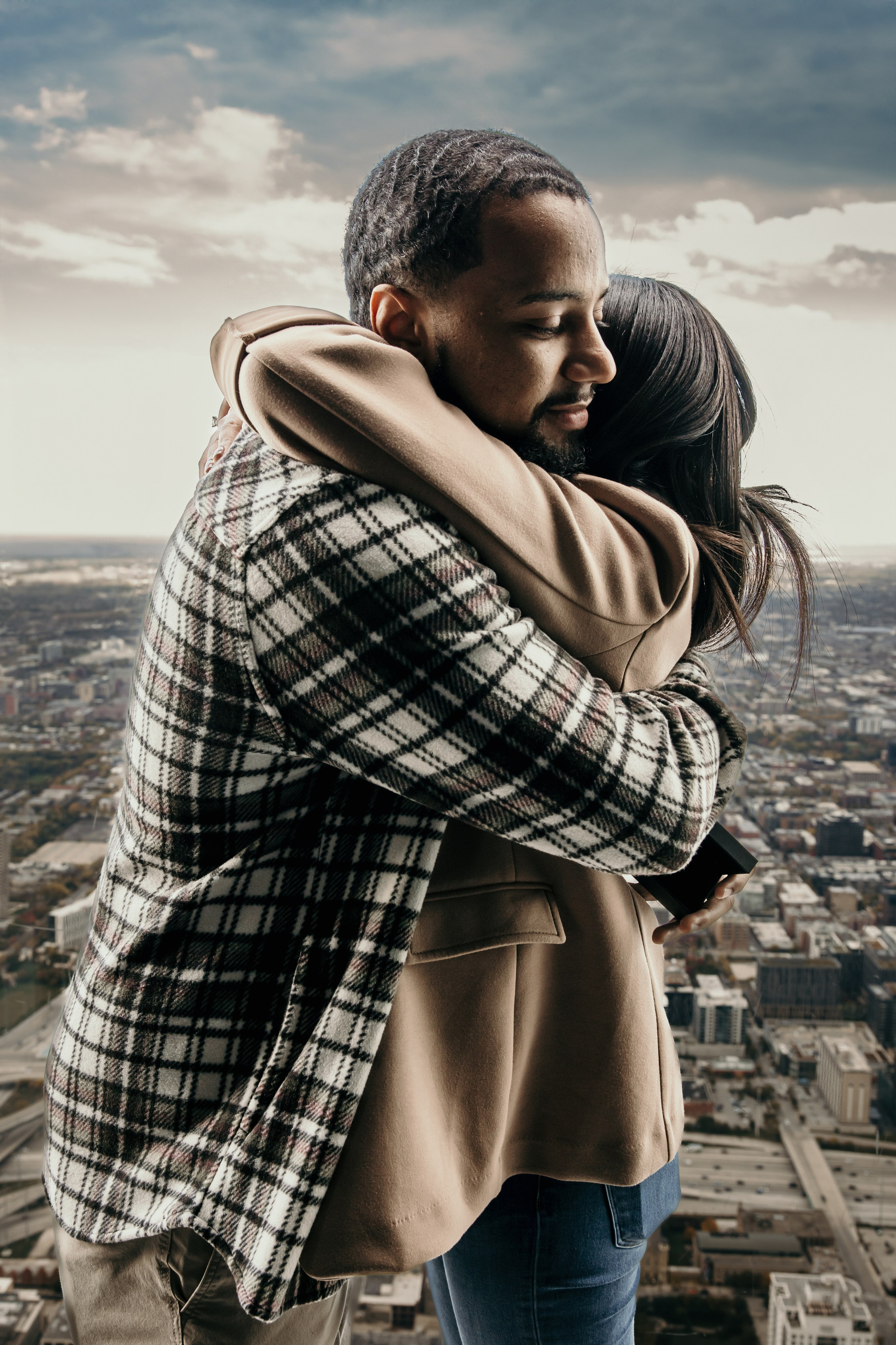 Proposal in Chicago. Family Lifestyle Photography