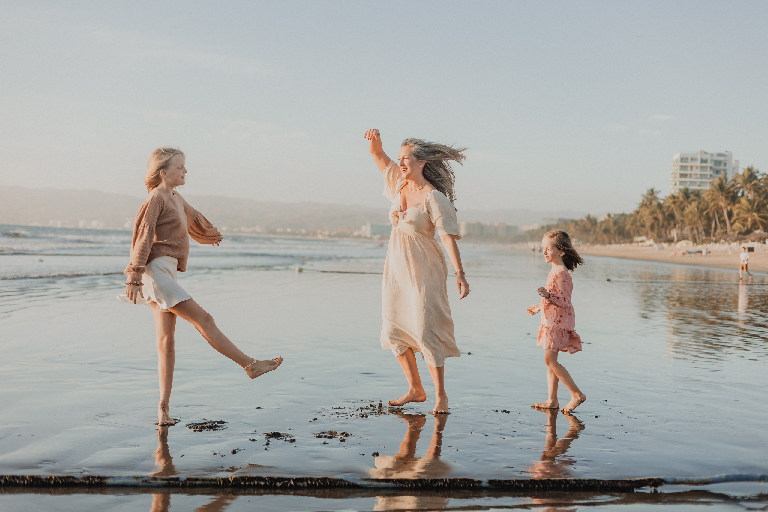 Laughter, Sand, and Sea: A Family Session in Nuevo Vallarta