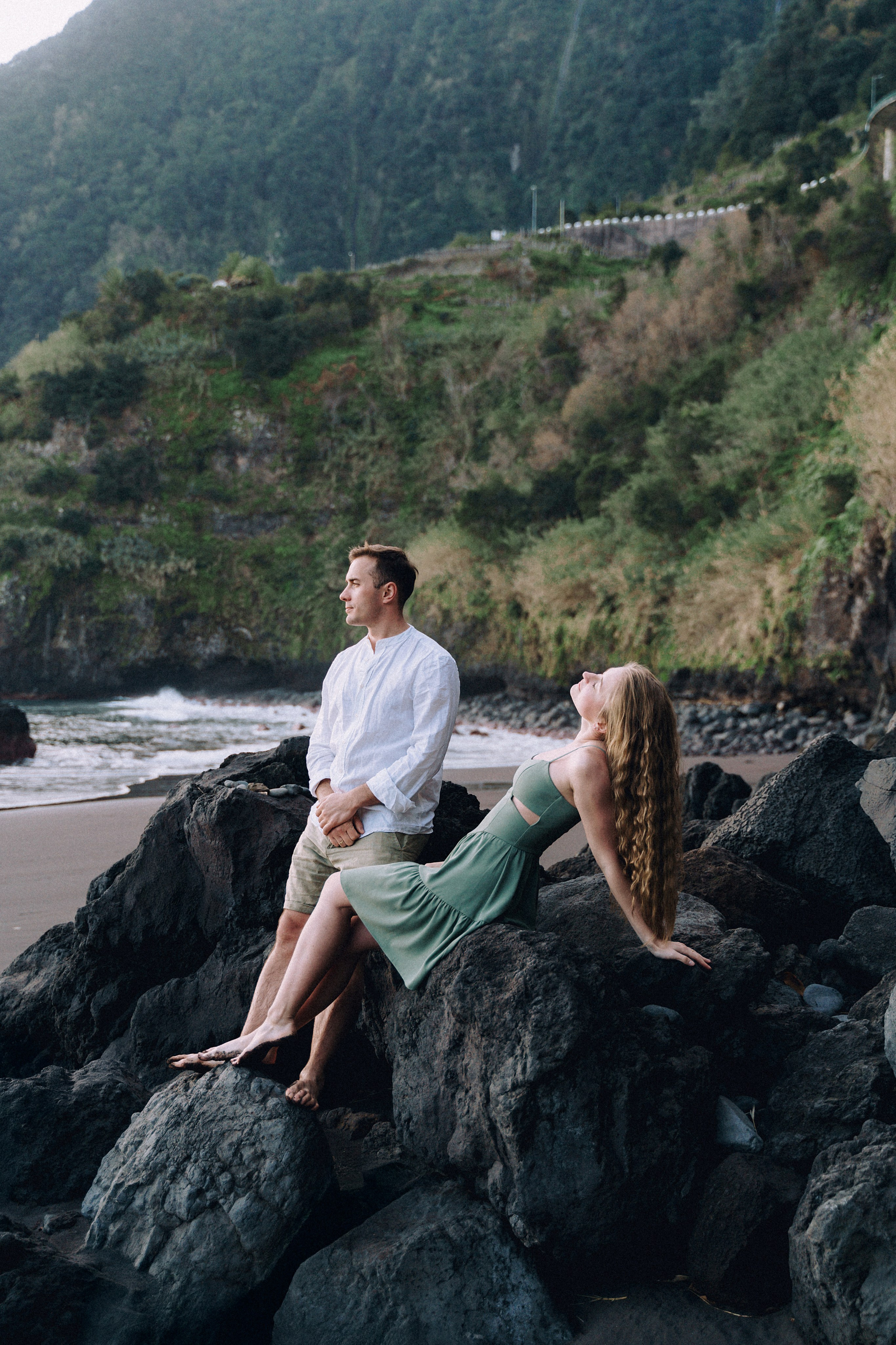 Couple Photoshoot on a Secluded Beach|Madeira Photographer. Your photographer in Madeira