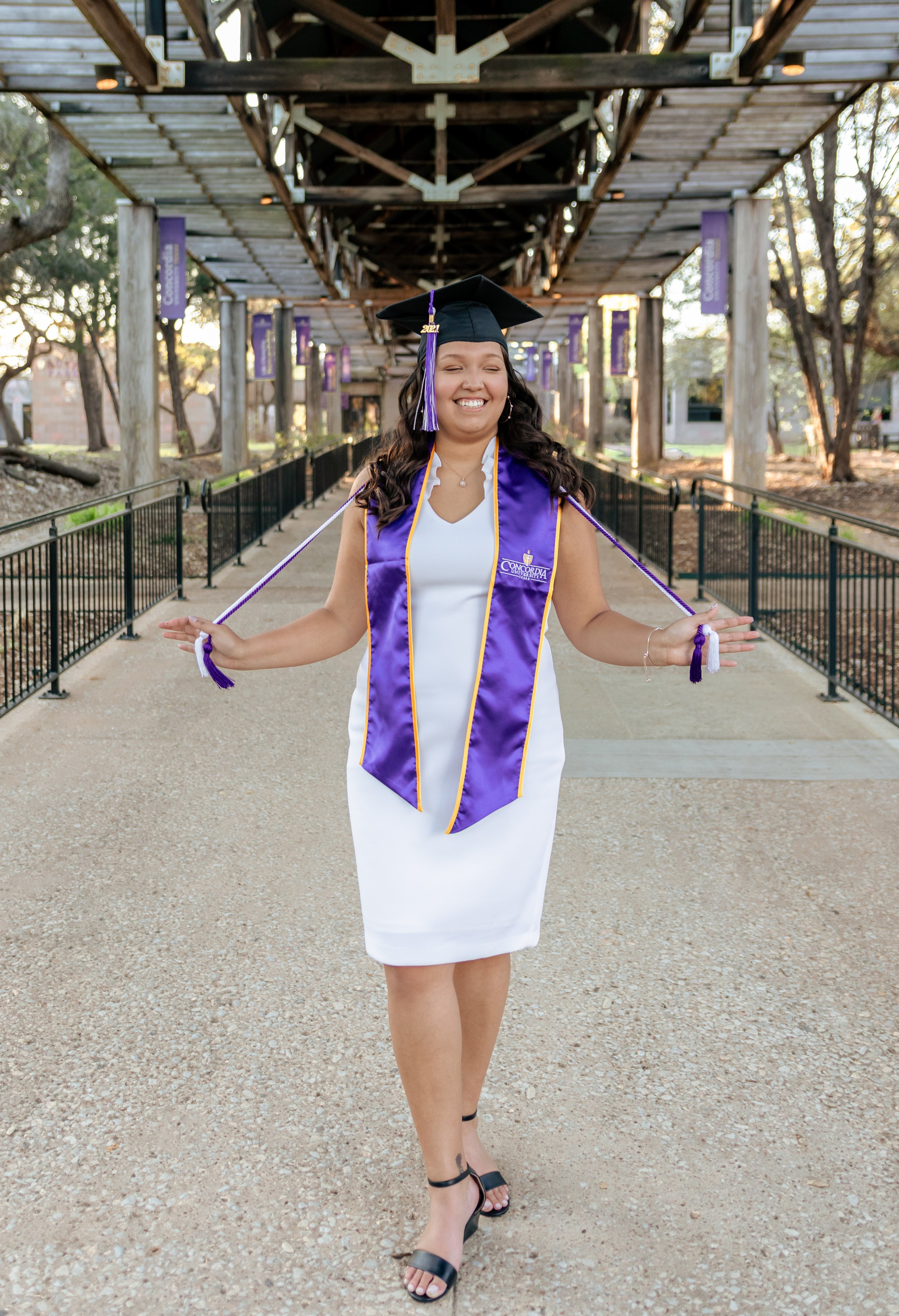 Kasey’s senior photoshoot at Concordia University
