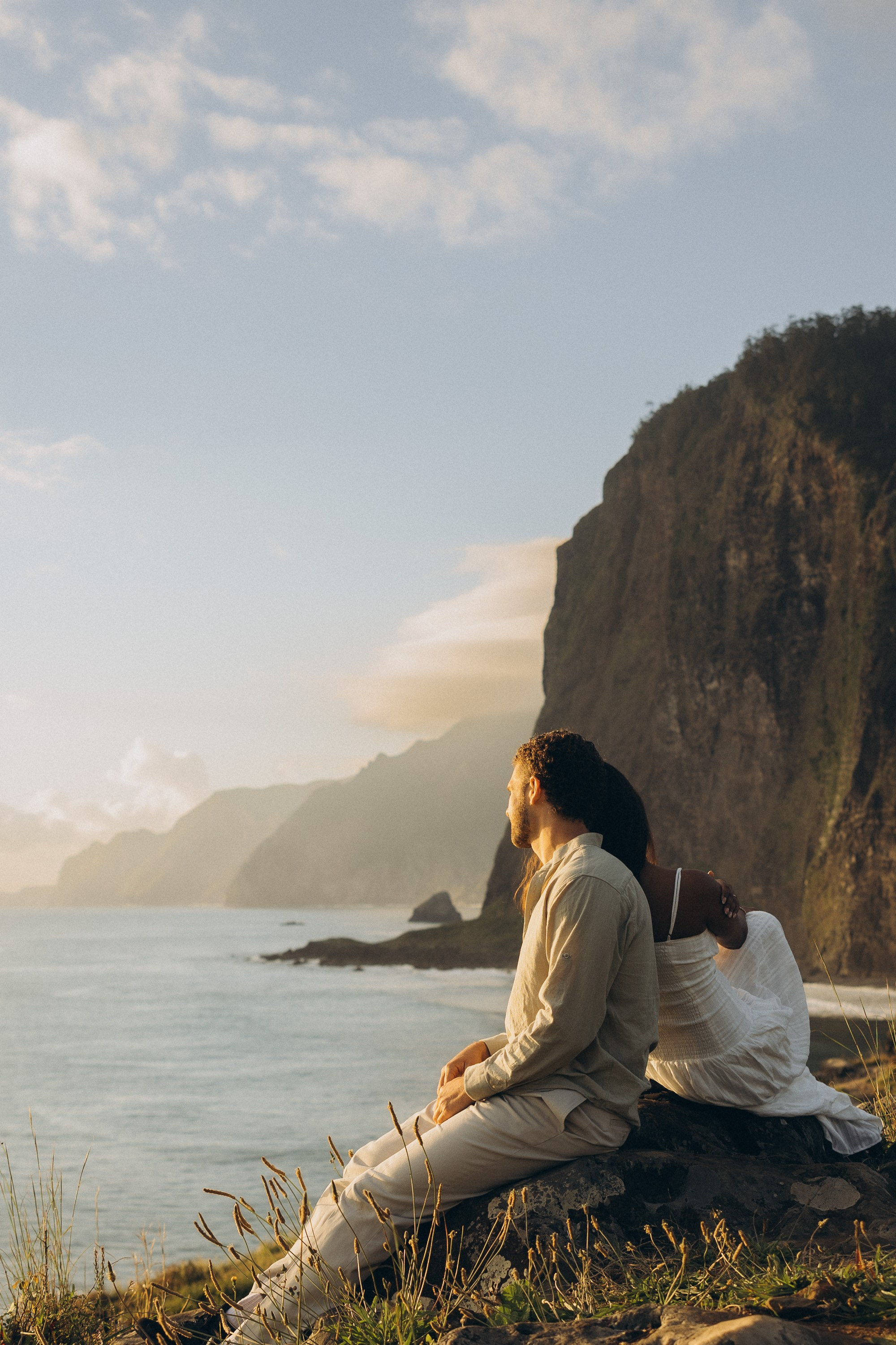 Secret Proposal at Miradouro do Guindaste, Madeira | Romantic Engagement