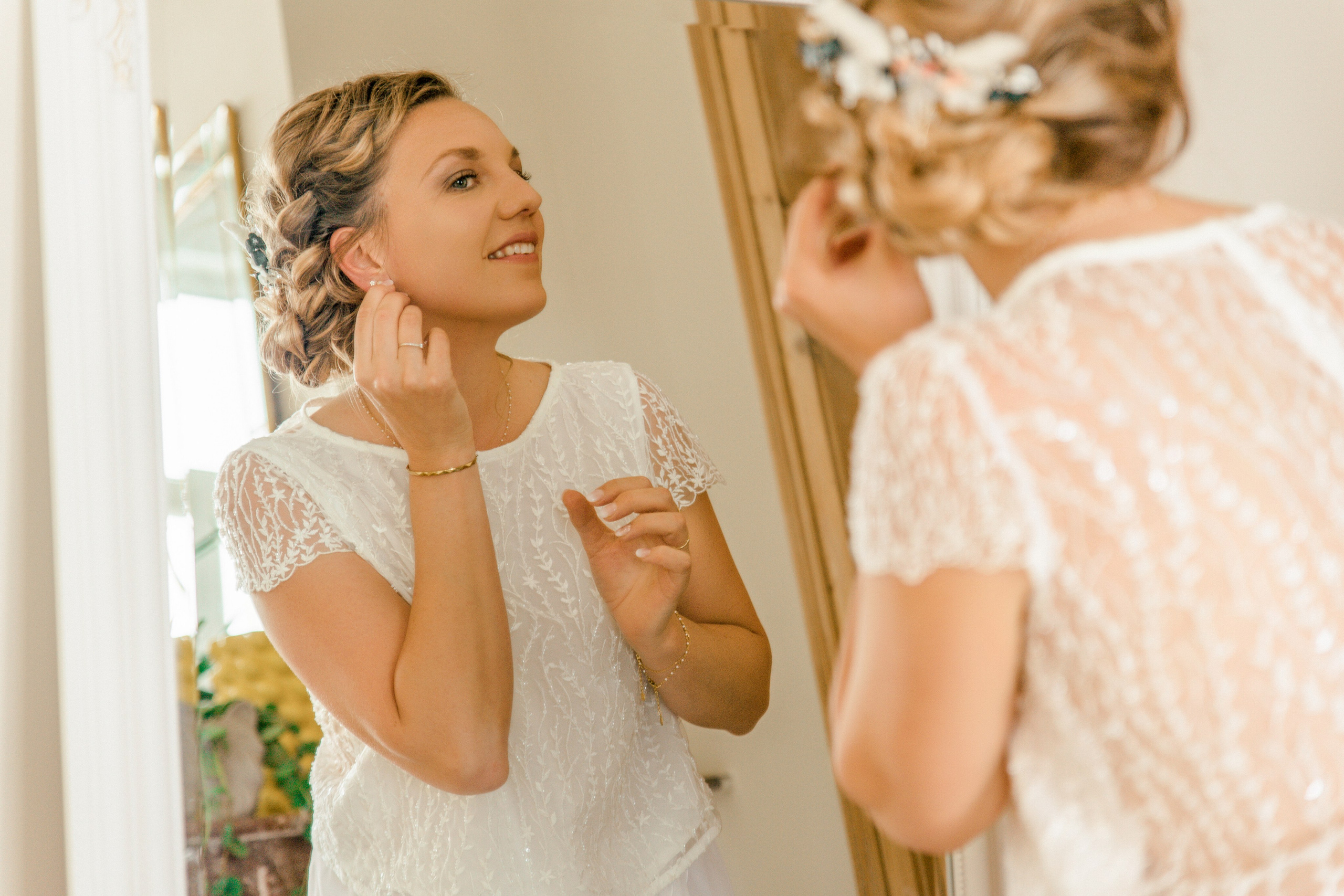 Discours de mariage photographié dans un salon élégant à Lille