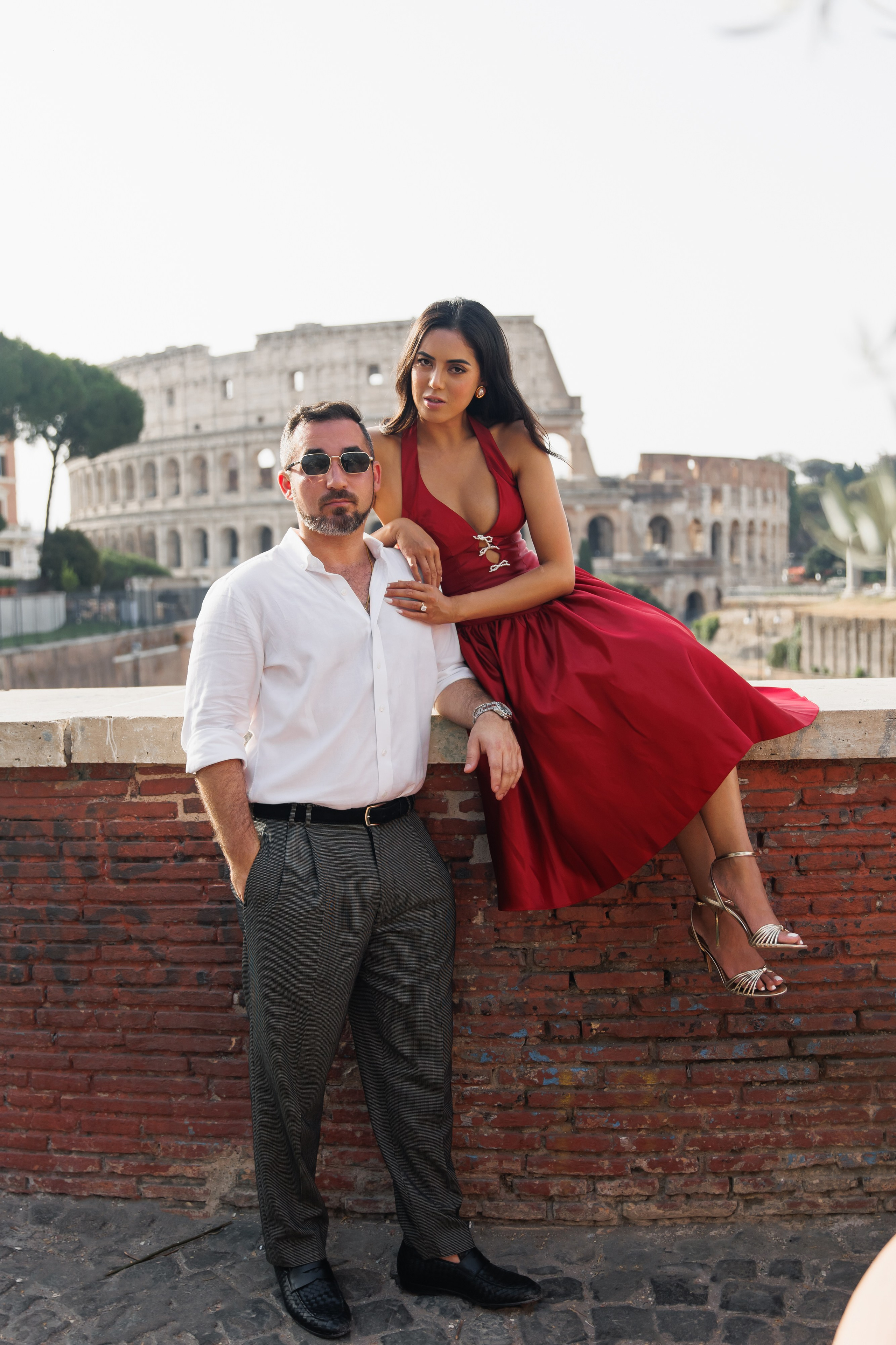Veroniva & Dean. Wedding Photographer Rome Tuscany Como Sicily Puglia Amalfy Italy- Oksana Savenchuk