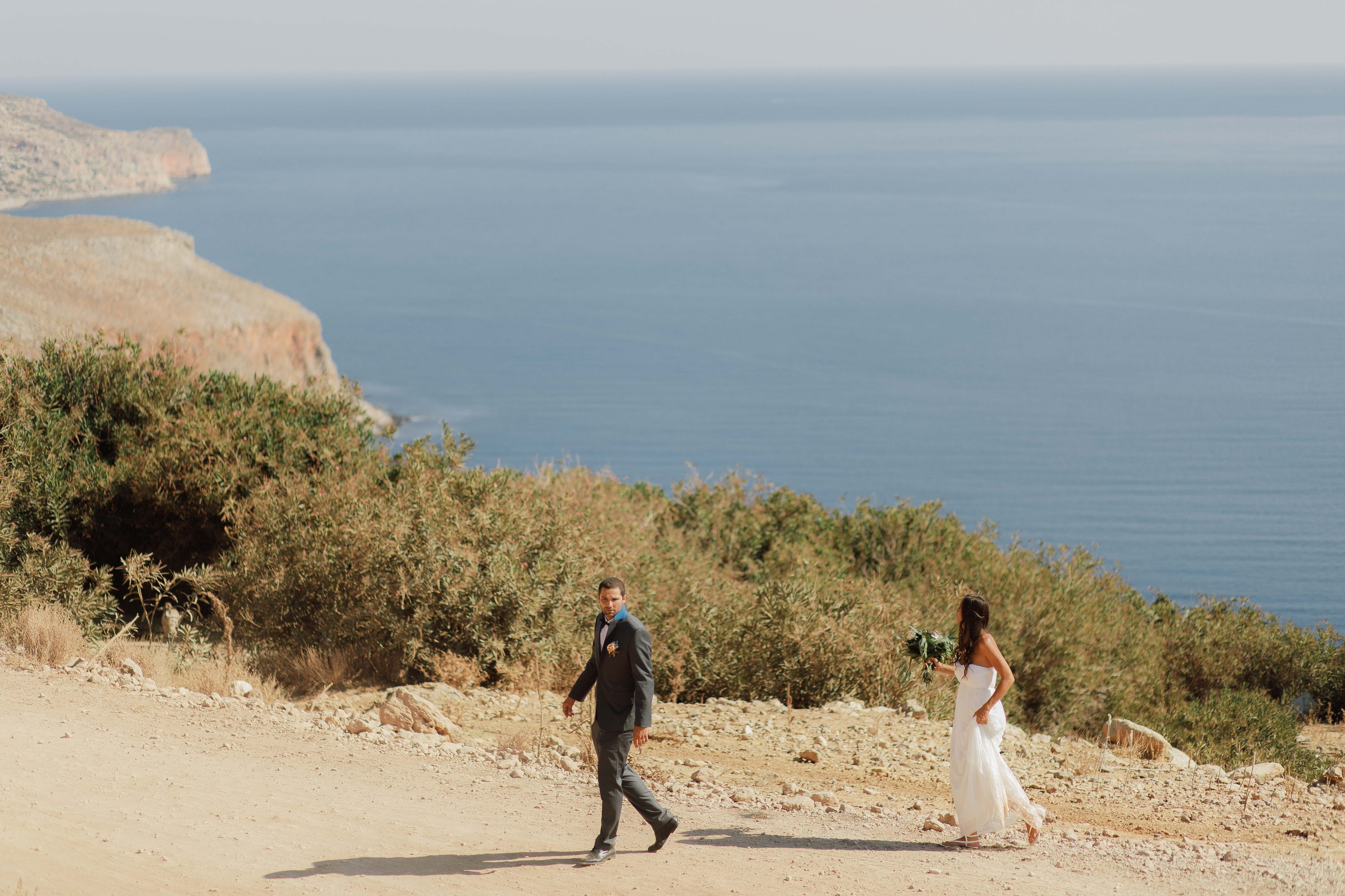 Marino & Steffi, Crete. Denny Savon — Photographer in Santorini | Weddings, Love Stories & Flying Dress