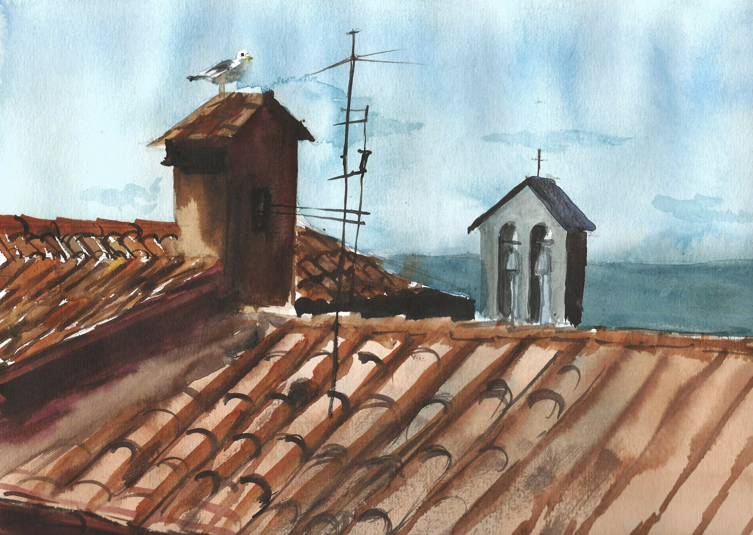 Urban views. Angelina Sorokopud. Artist in Strasbourg