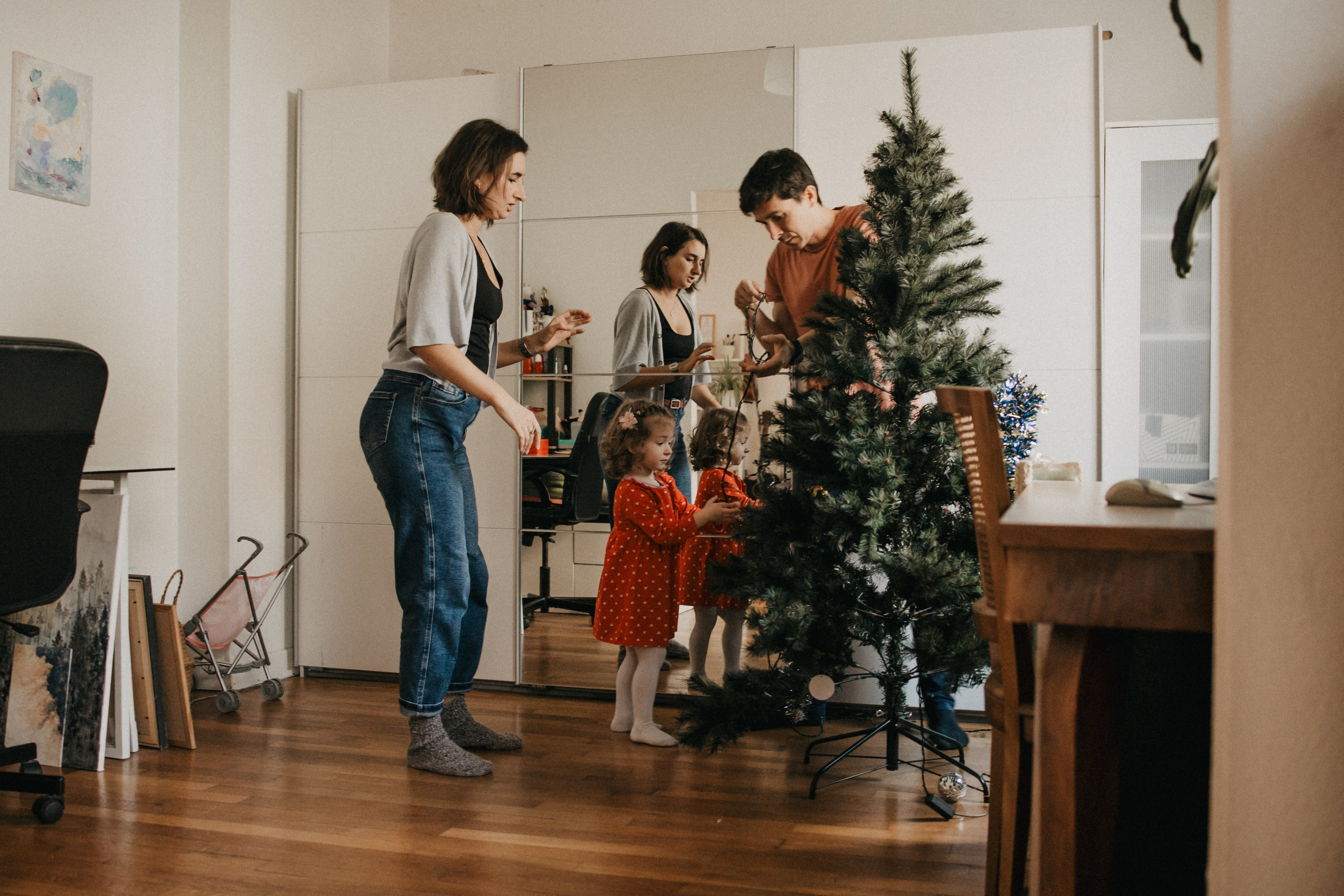 Séances Noël. Семейный фотограф во Франции (Мец, Люксембург)