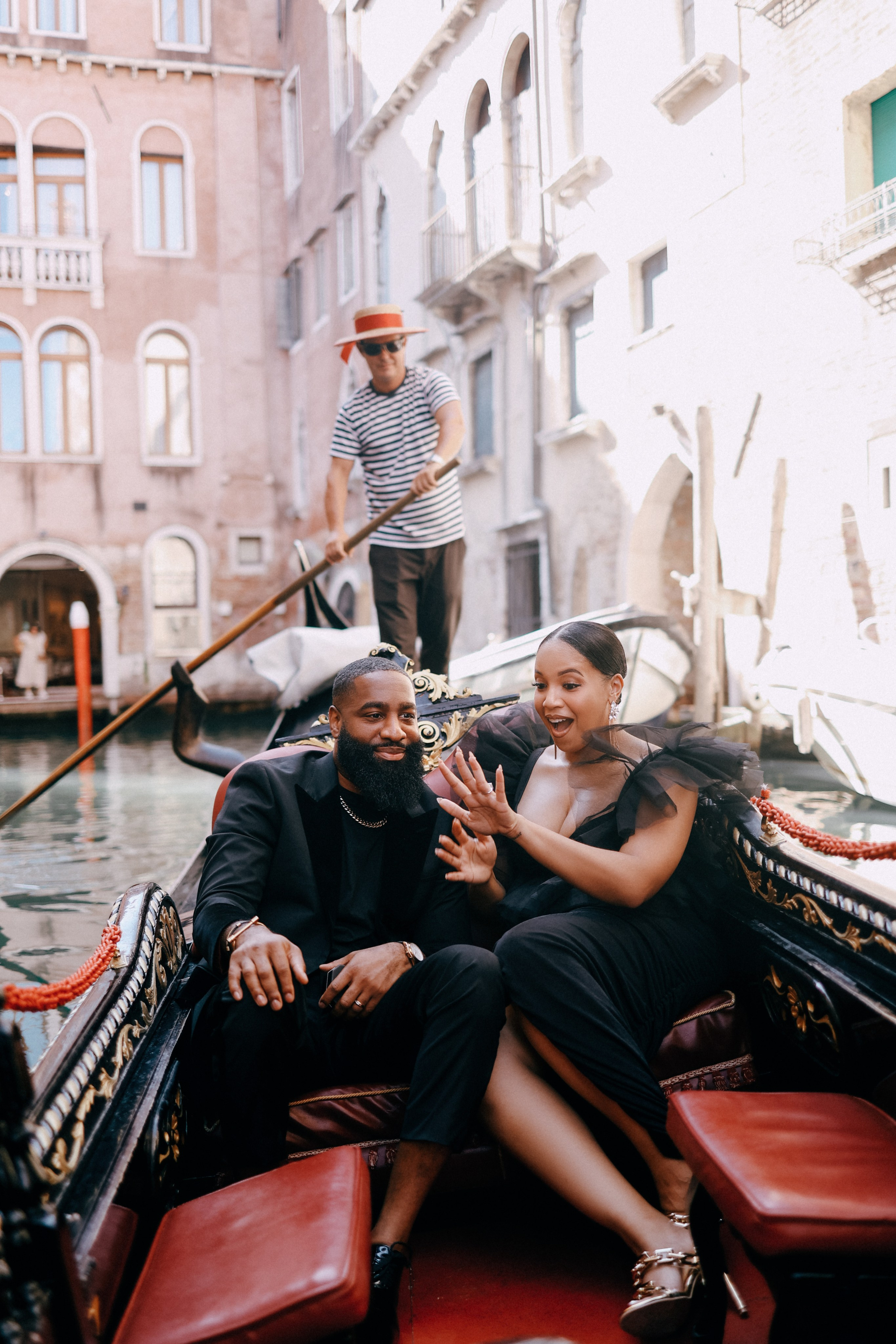 An idea of proposing on a gondola in the canals of Venice