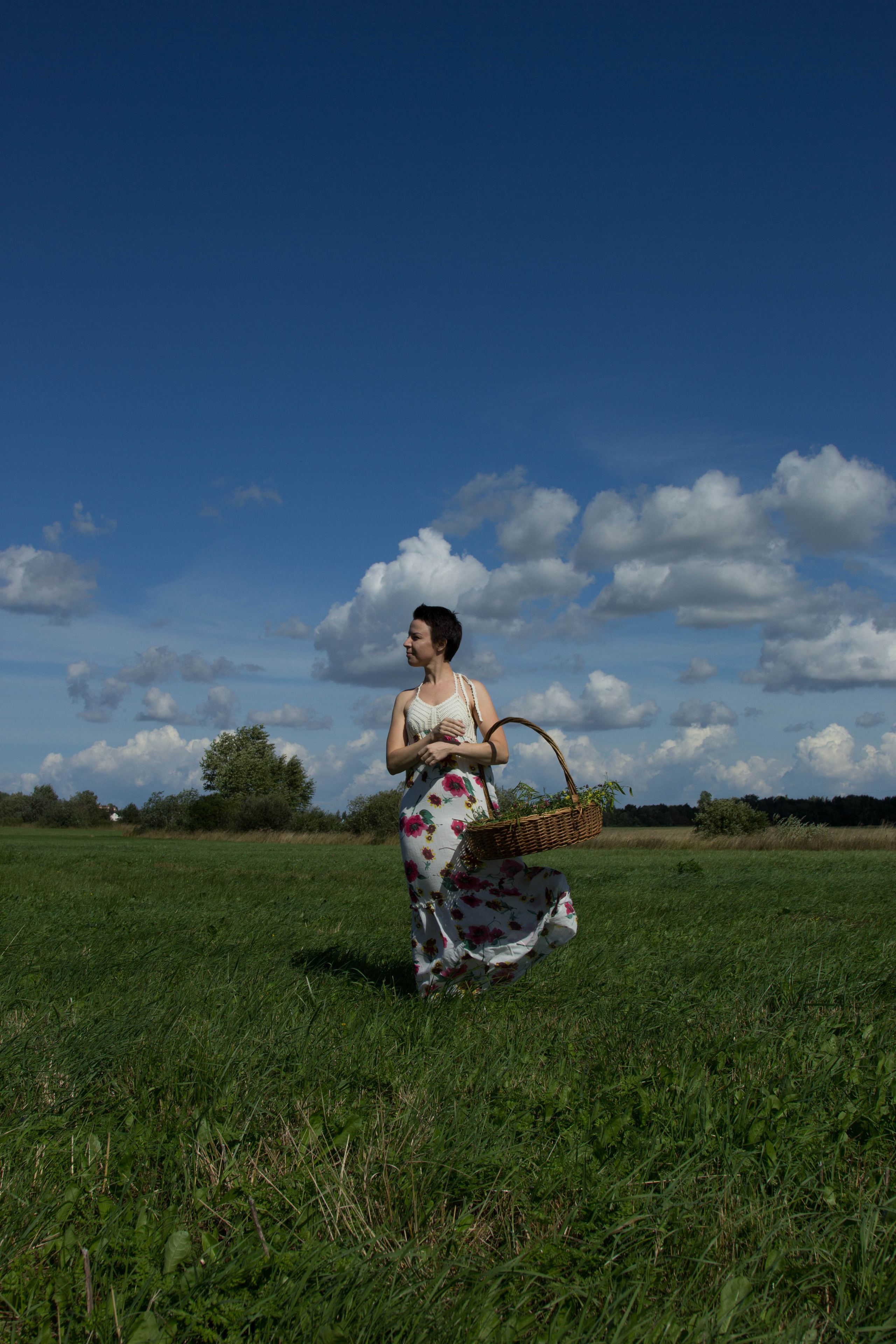 Marina and the Flowers. Fotografo Barcelona Espania