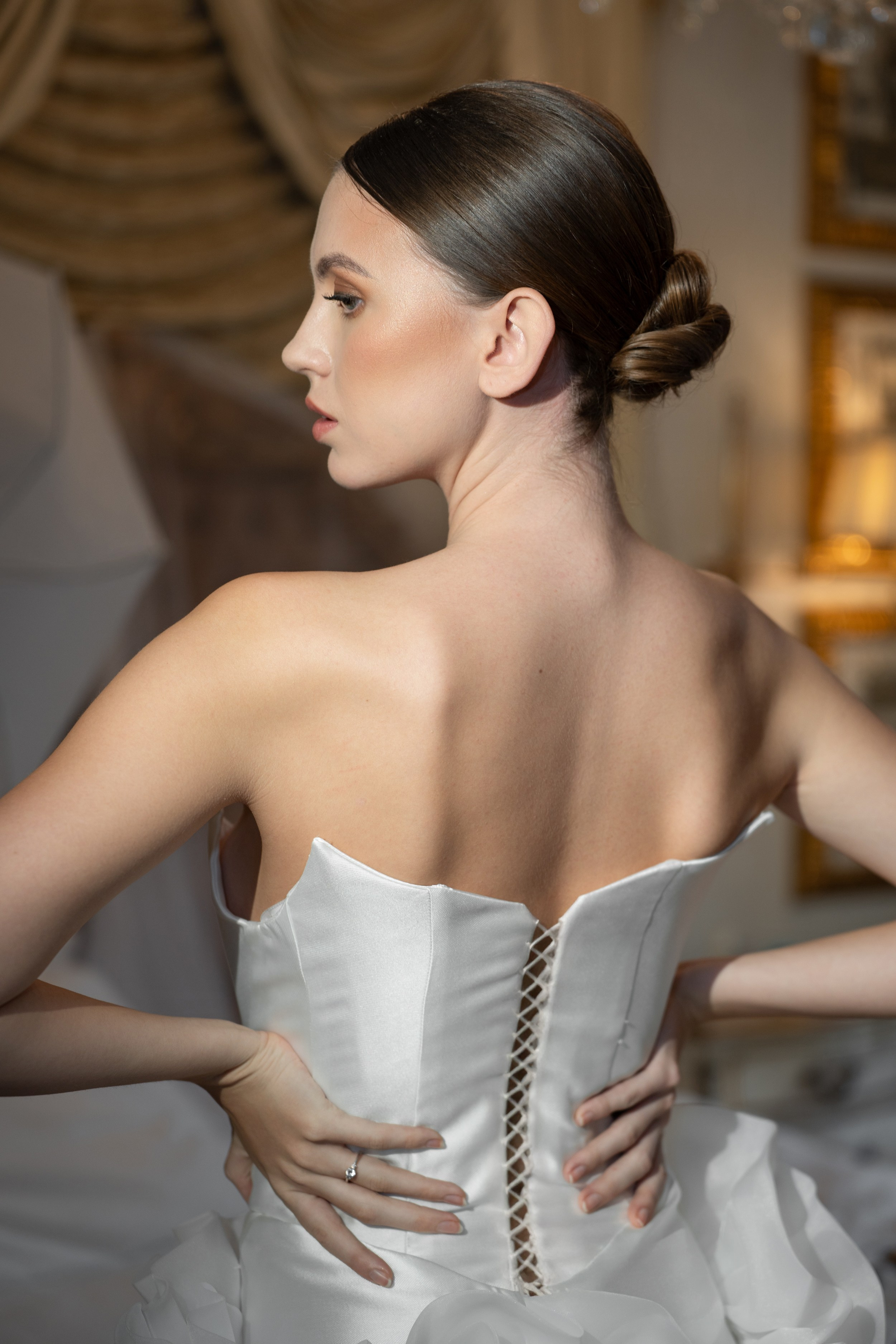 Destination bride makeup and hairstyling in Italy