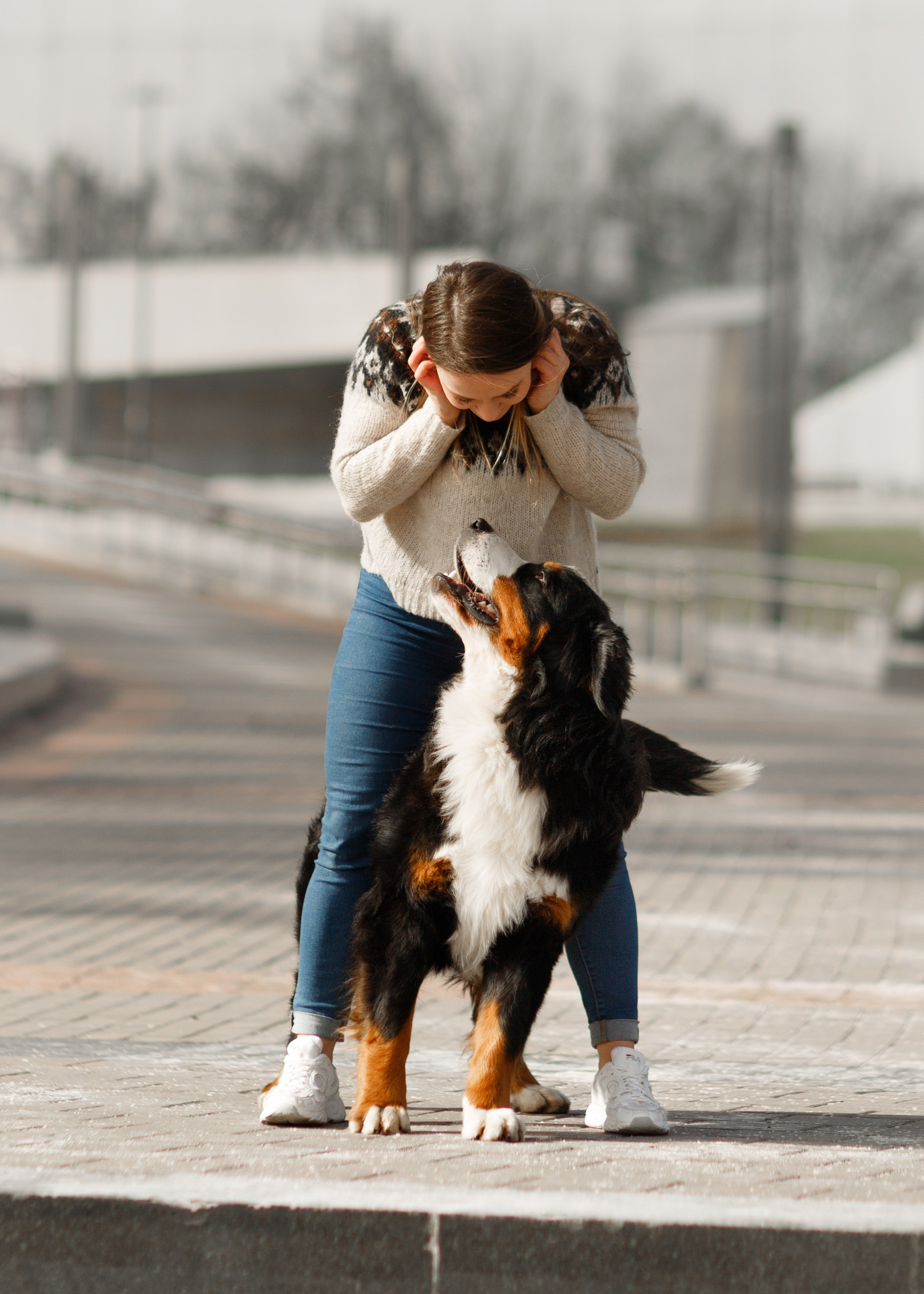 Autumn photo day for dog handler. Kaja | fotograf we Wrocławiu | ludzie i psy