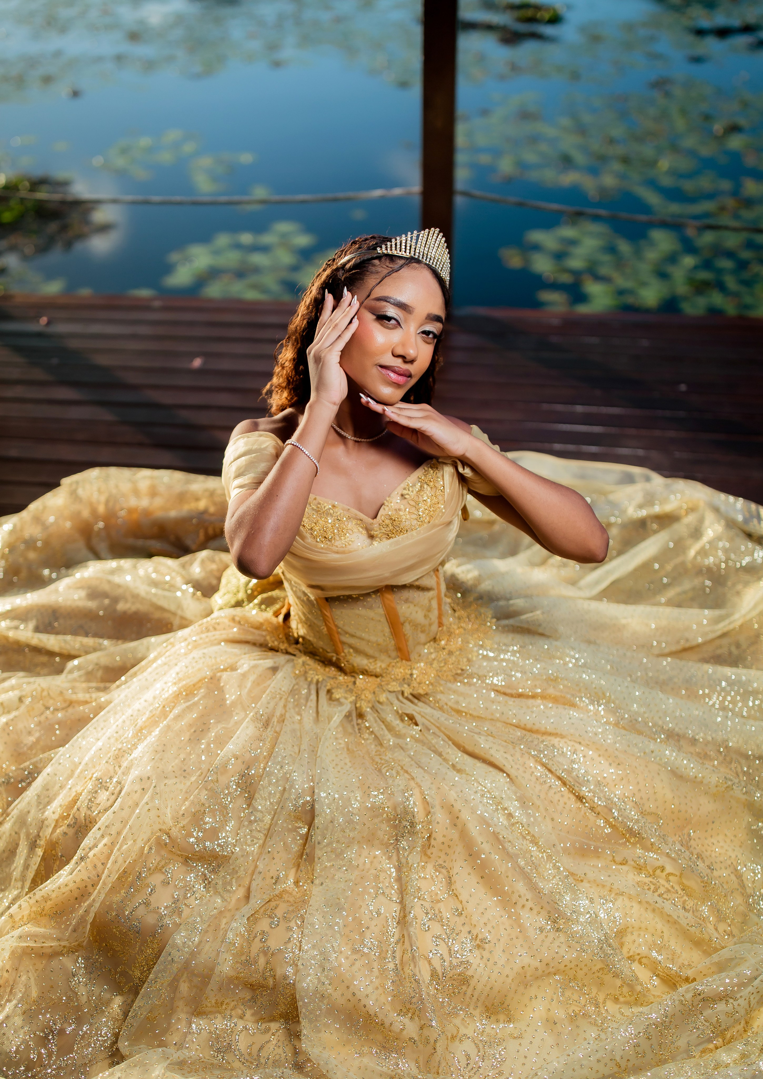 Ensaio XV anos — Yasmin (tema princesa tiana). Flavio Nunes Fotografia (Fotografo especializado em Fotografia de 15 Anos e Ensaios)
