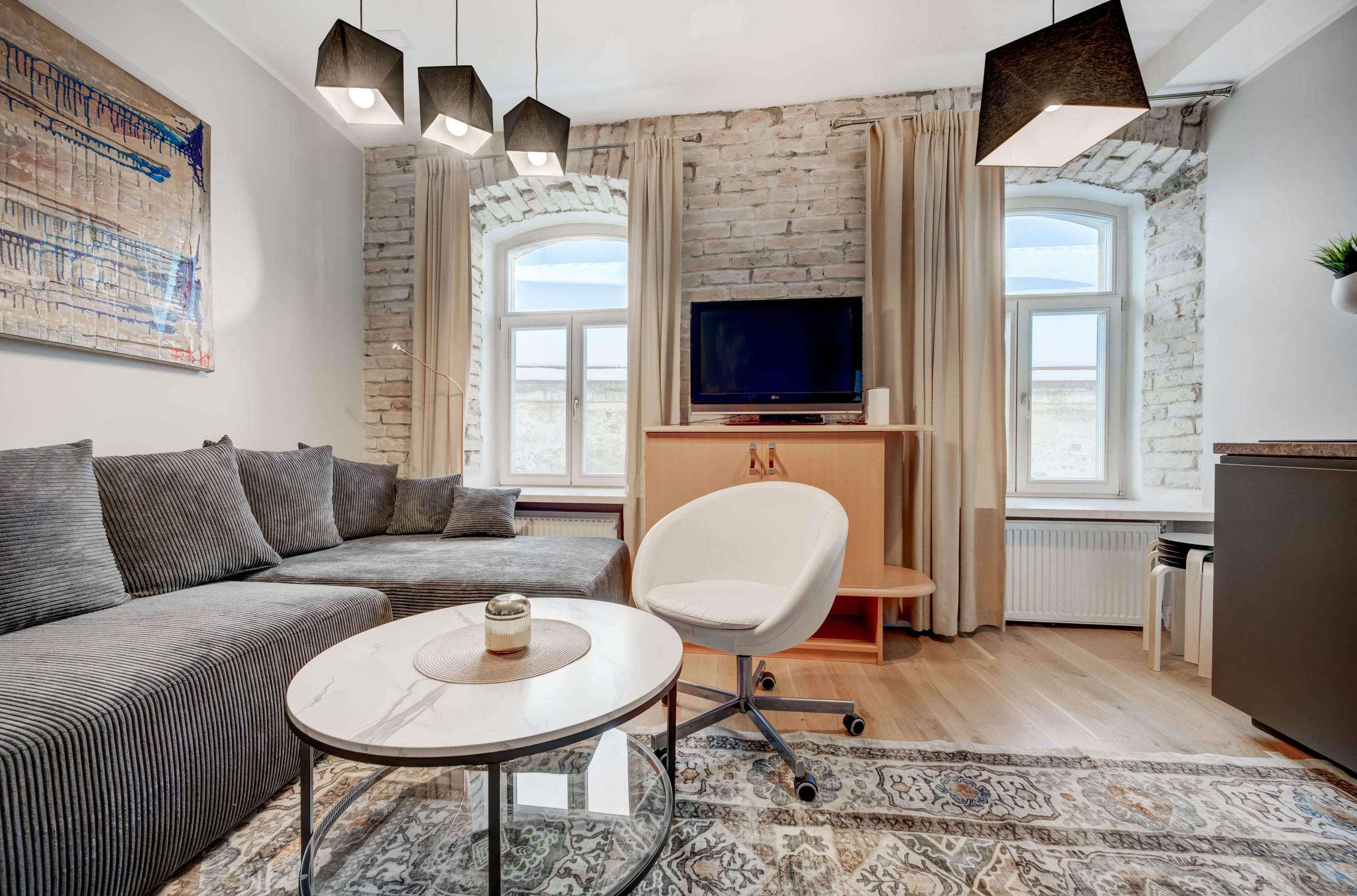 Interjeras, nuo kurio kyla klausimas: o ką aš darau su savo gyvenimu?