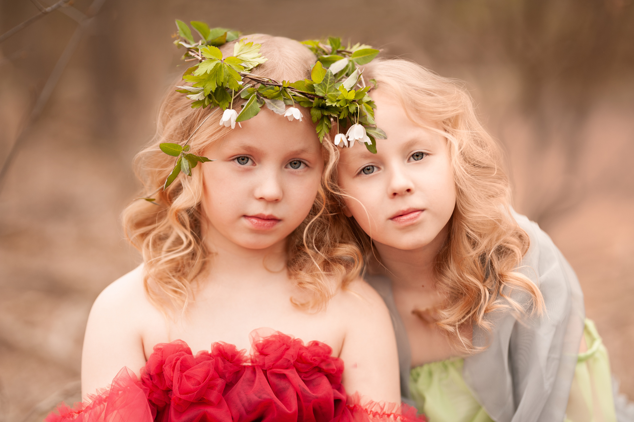 Kleine Feen im Frühlingswald. Fotografin aus NRW