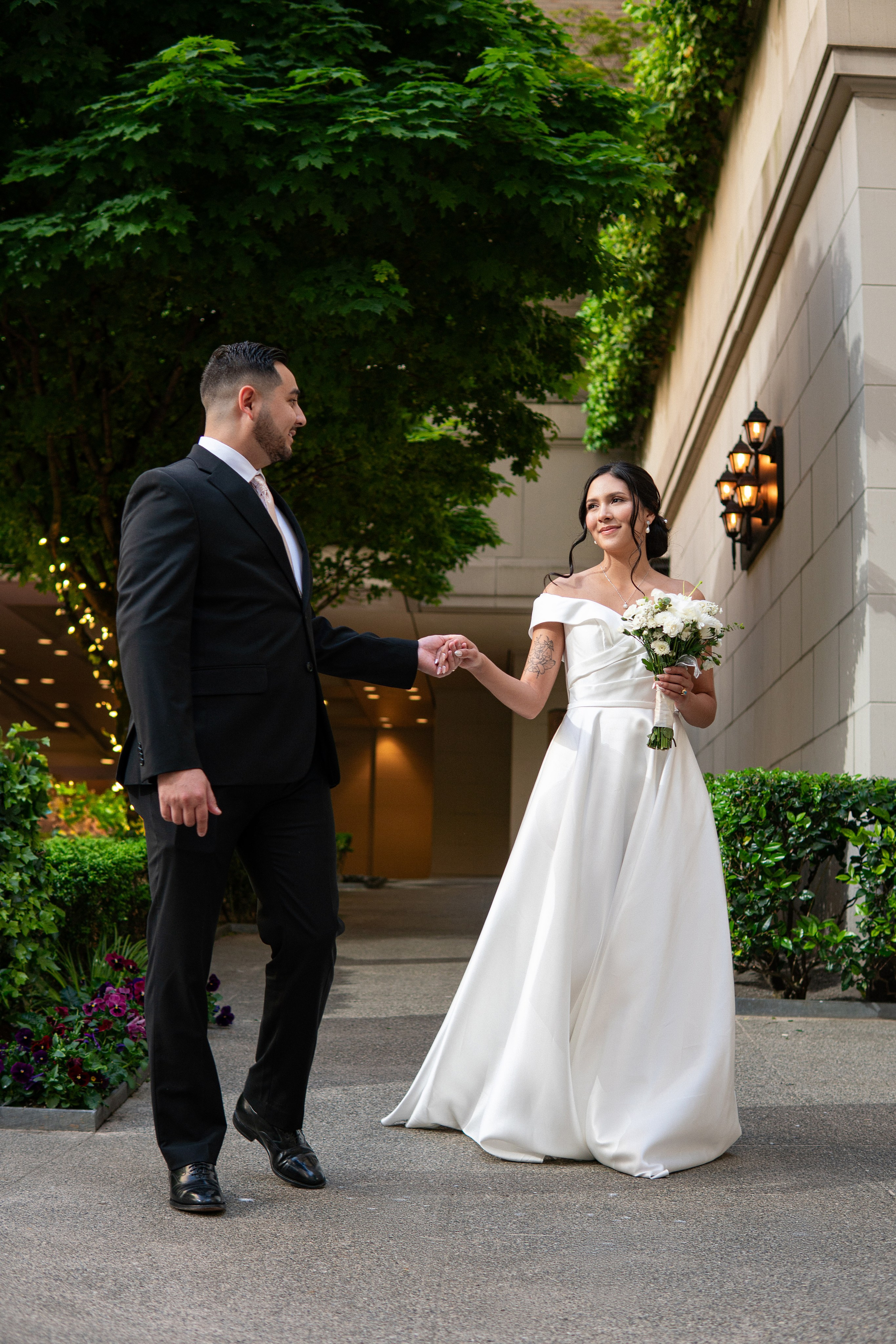 Bessie and Julio | Wedding Portrait session. Photographer in Washington Sophia D