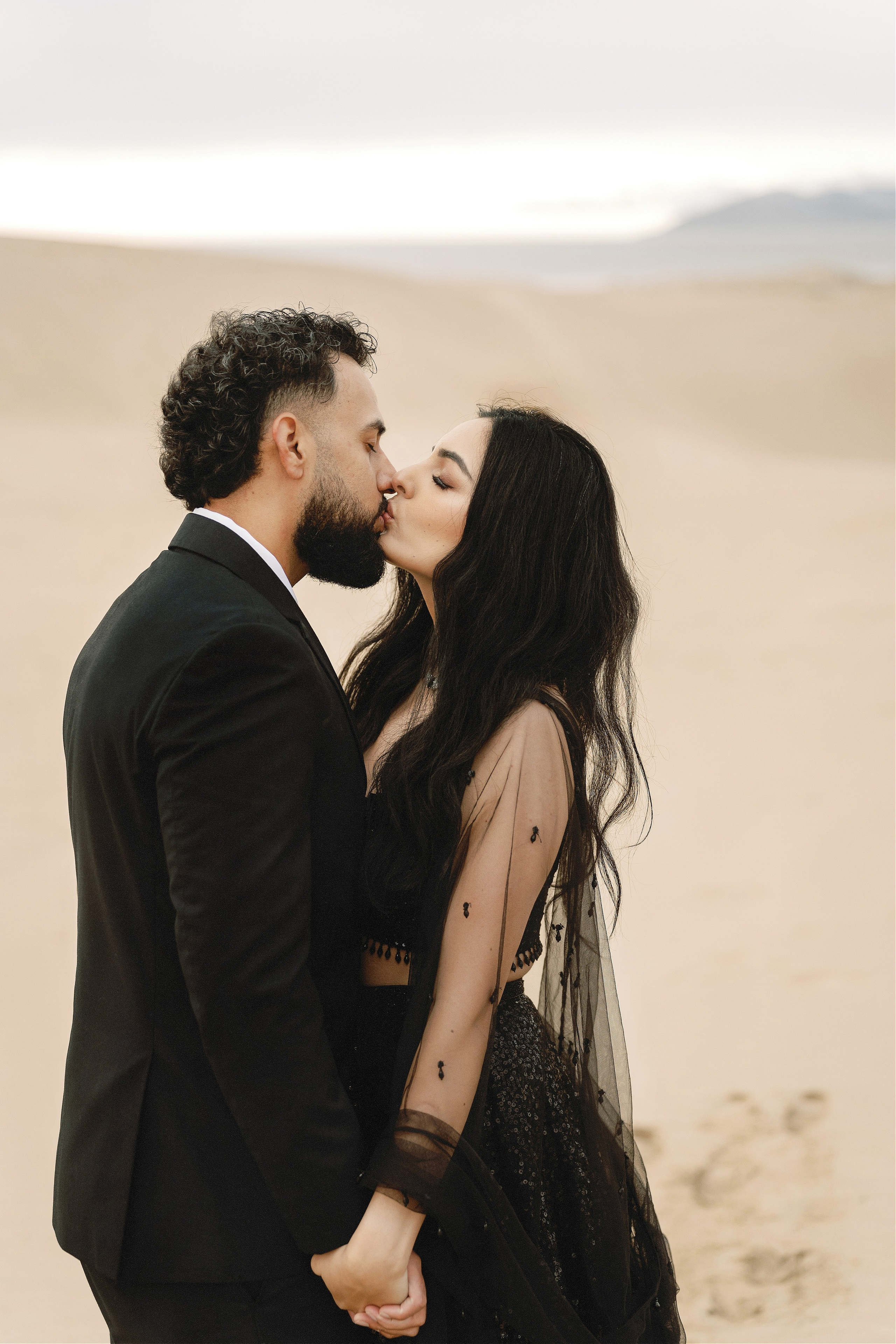 Elopement at Pismo Beach Sand Dunes, California. Wedding Photography & Videography Team in California, Los Angeles, San Francisco, San Diego and Travel