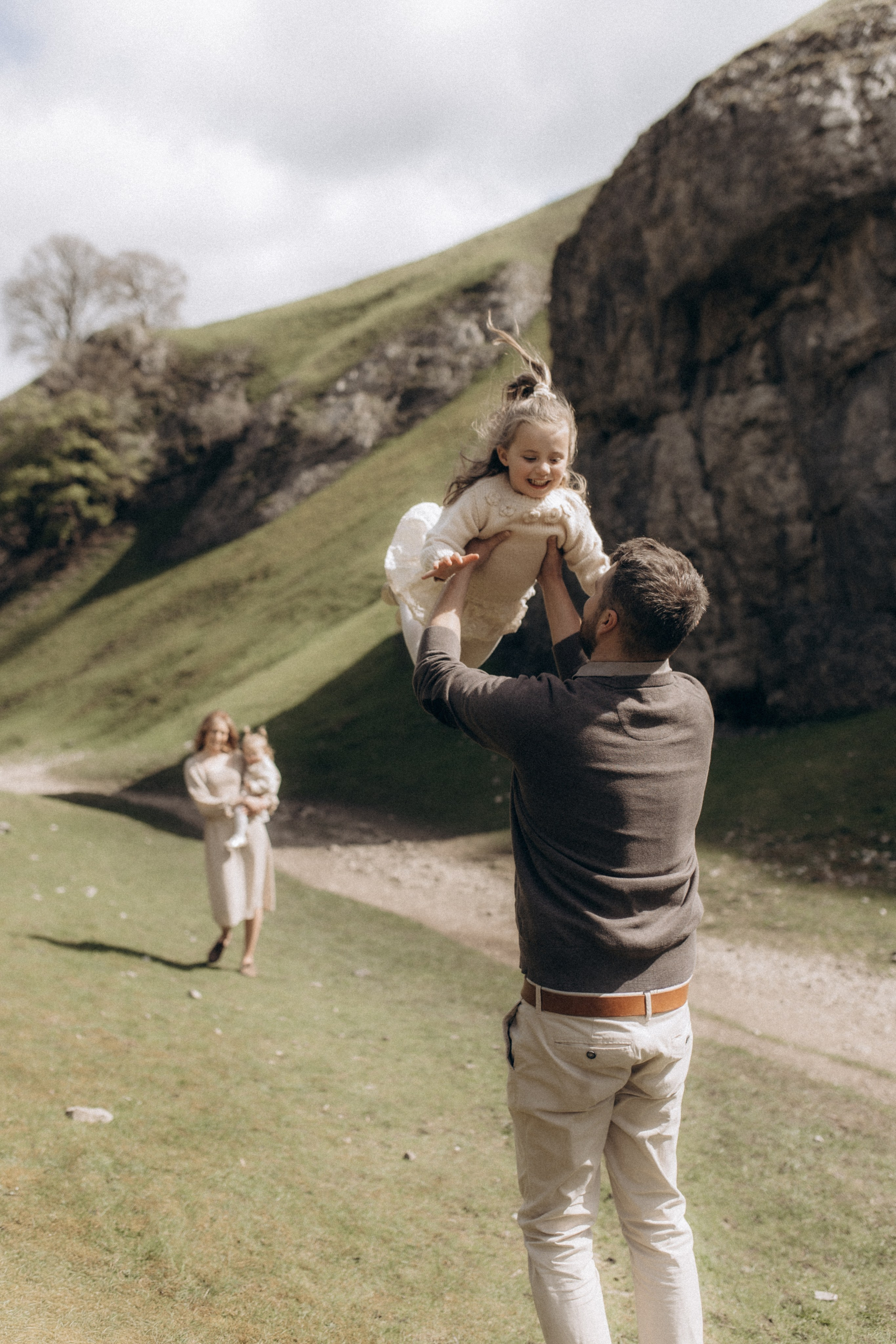 The family of Callum and Emily. Wedding and Portrait Photographer Evie Moon