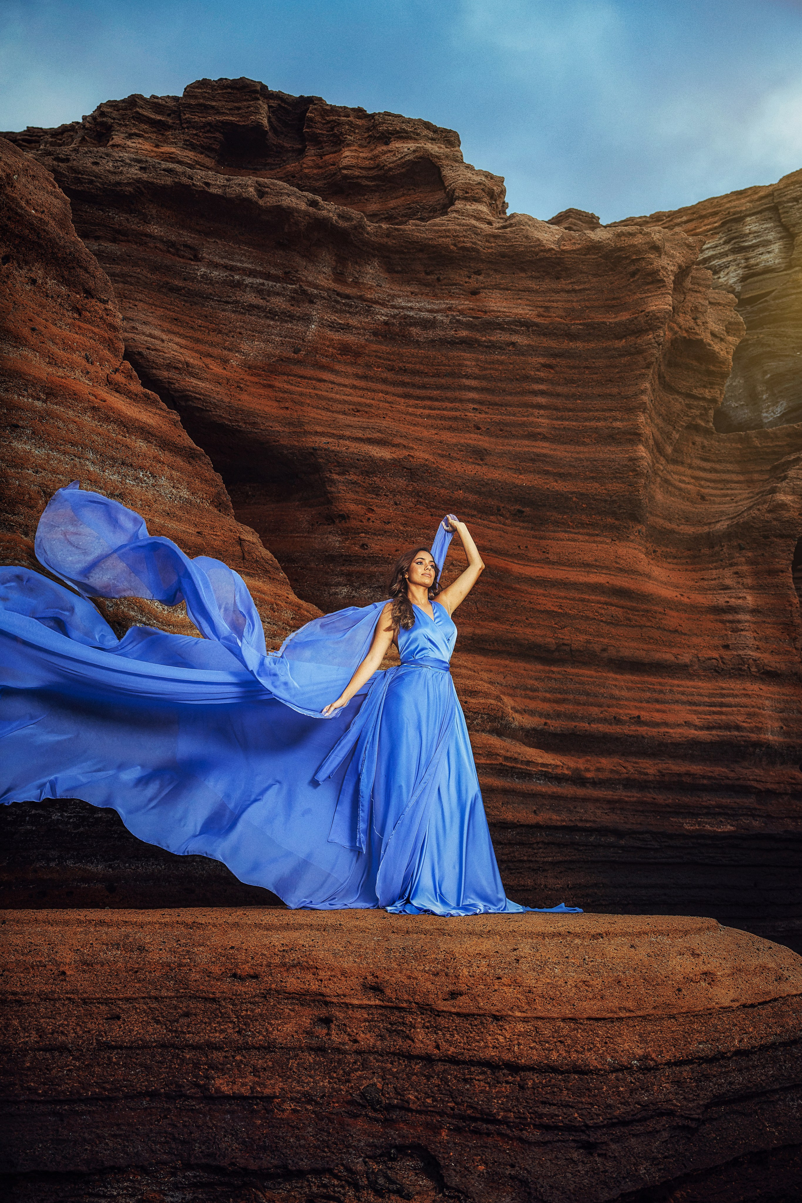 Vestido violeta #18 50 €. Tania Bonnet | Fotógrafa en Tenerife | Flying Dress & Family Photographer