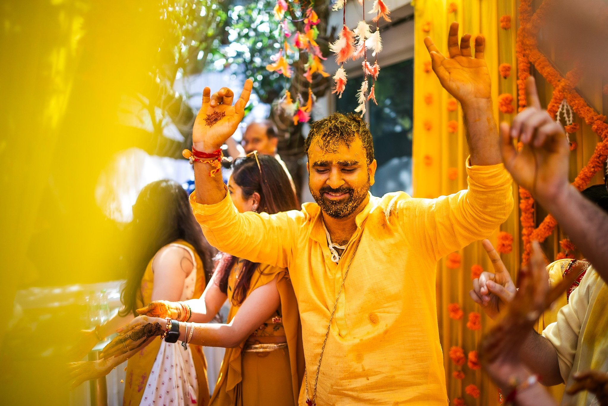 Telugu + Punjabi Fusion Wedding at Le Roma Gardenia resort, Bangalore, India