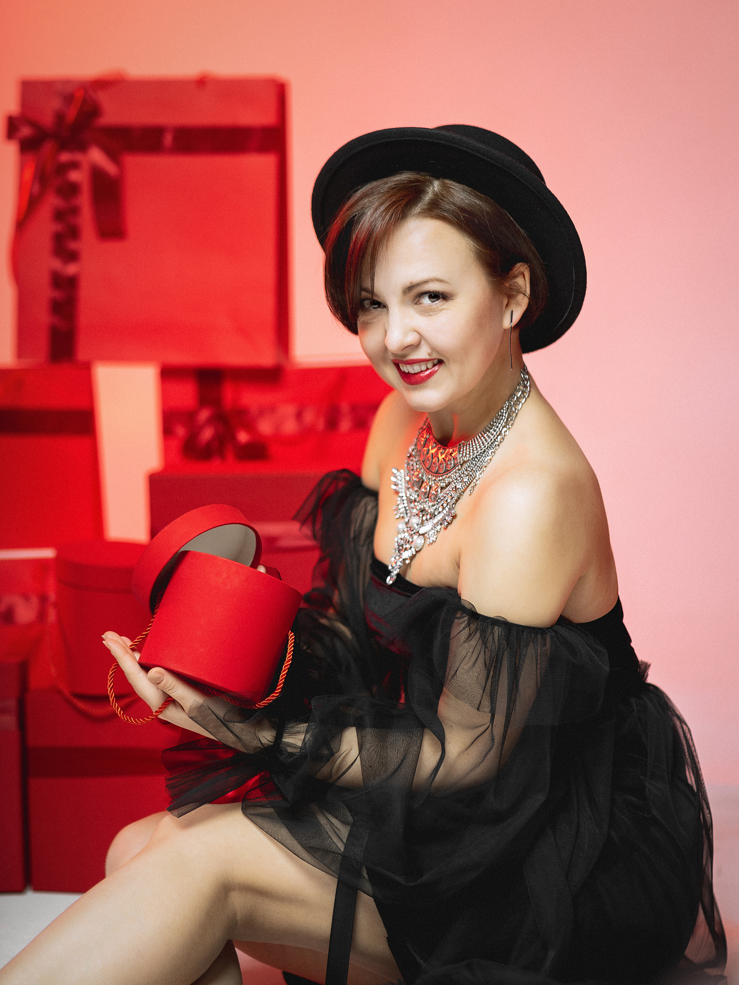 Фотосессия с подарками.