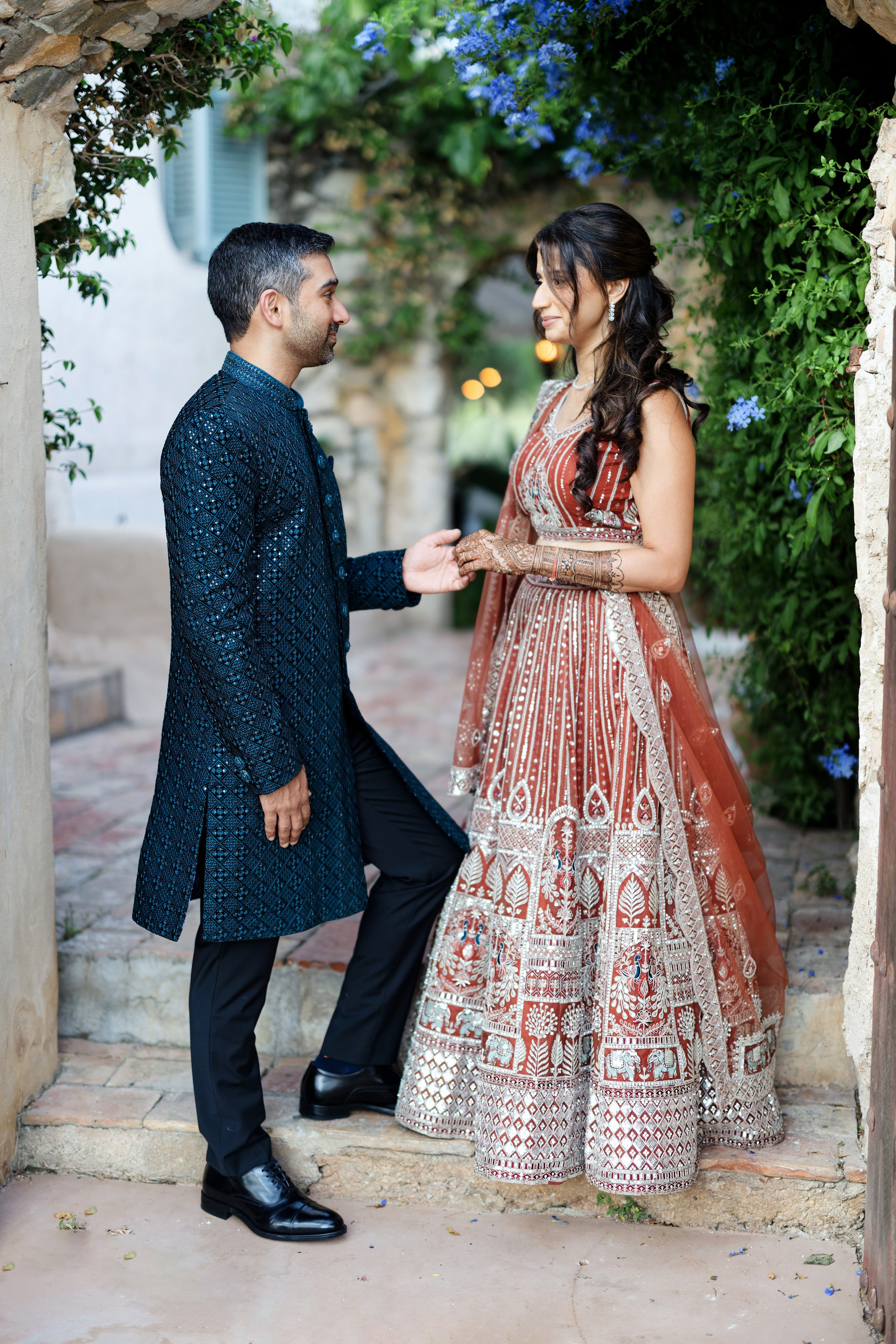 Indian wedding Haldi ceremony & Mehndi Night at Masia Nur, Sitges, Spain Preview