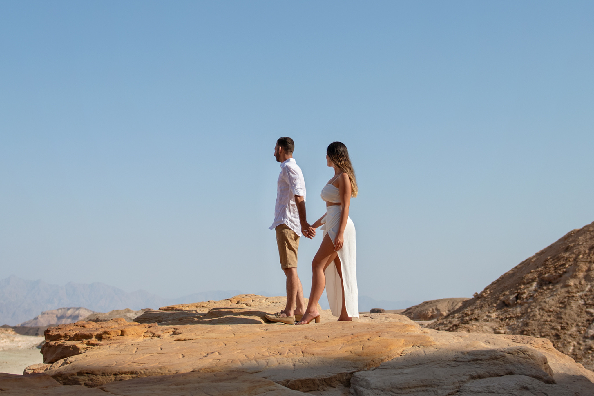 Timna valley, Eden & Hadar «Save the Date». Family children pregnancy love stories photographer in Eilat Israel Olga Amchislavsky