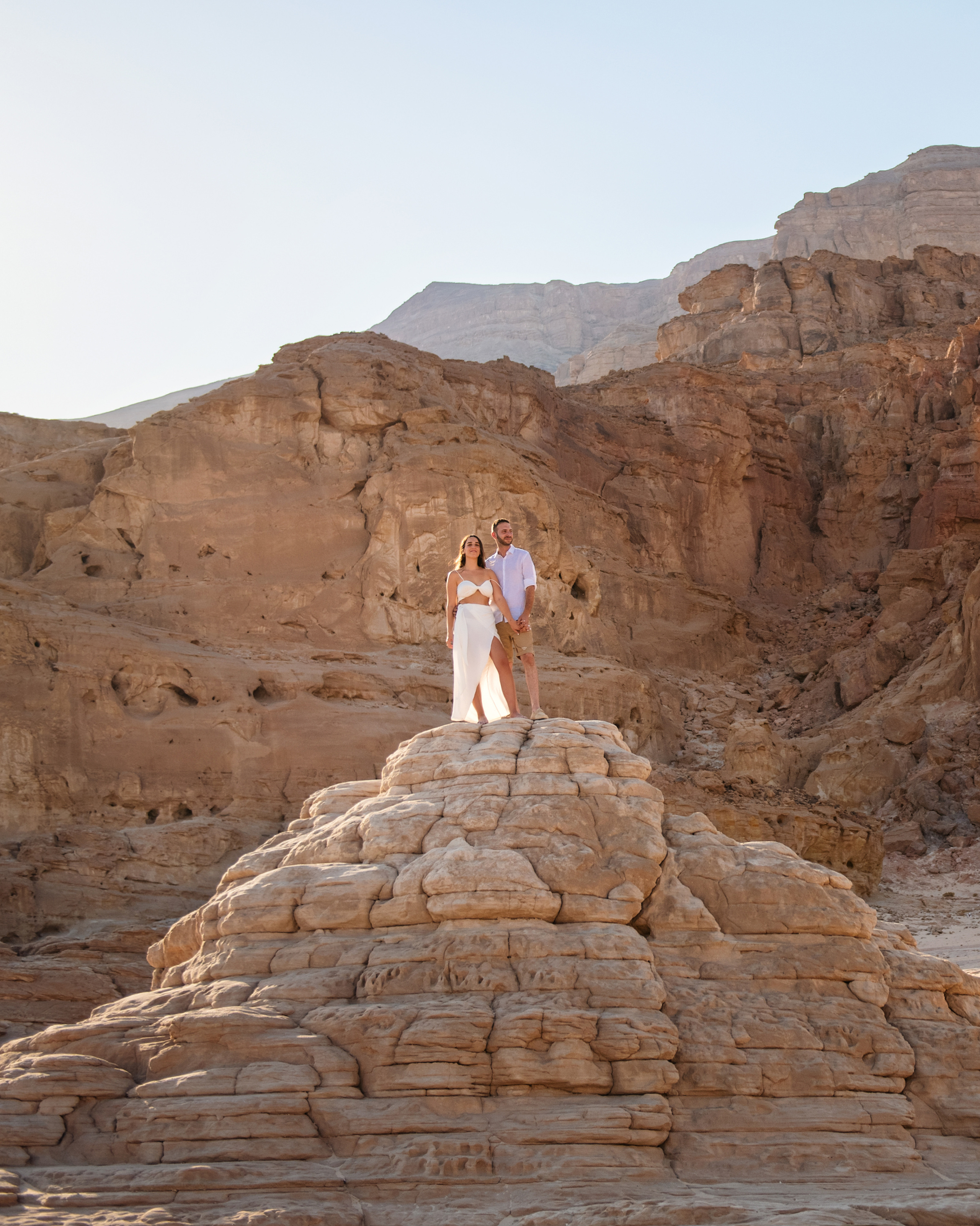 Timna valley, Eden & Hadar «Save the Date». Family children pregnancy love stories photographer in Eilat Israel Olga Amchislavsky