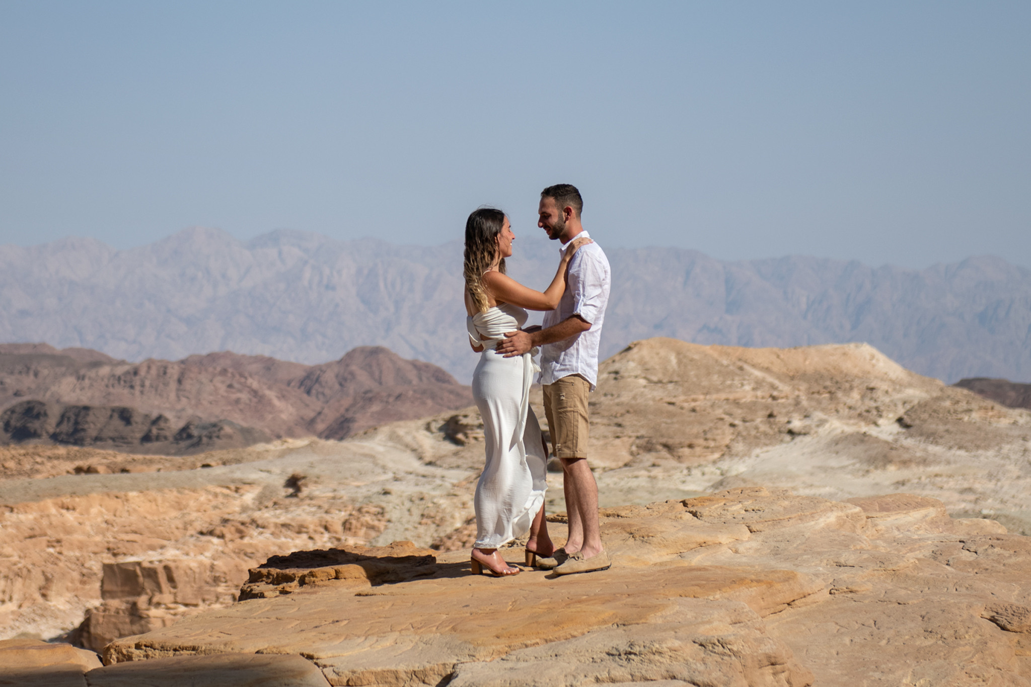 Timna valley, Eden & Hadar «Save the Date». Family children pregnancy love stories photographer in Eilat Israel Olga Amchislavsky