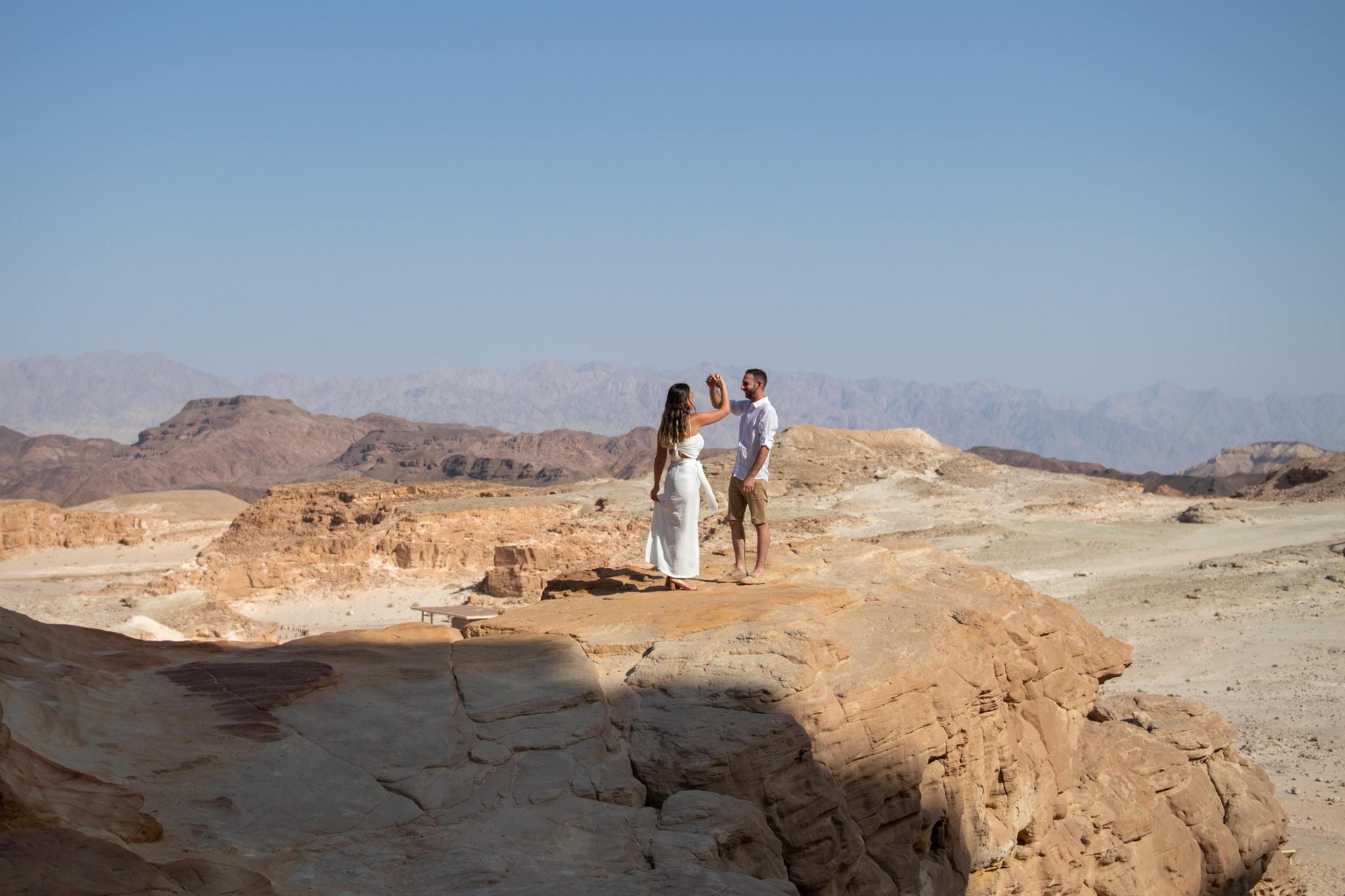 Timna valley, Eden & Hadar «Save the Date». Family children pregnancy love stories photographer in Eilat Israel Olga Amchislavsky