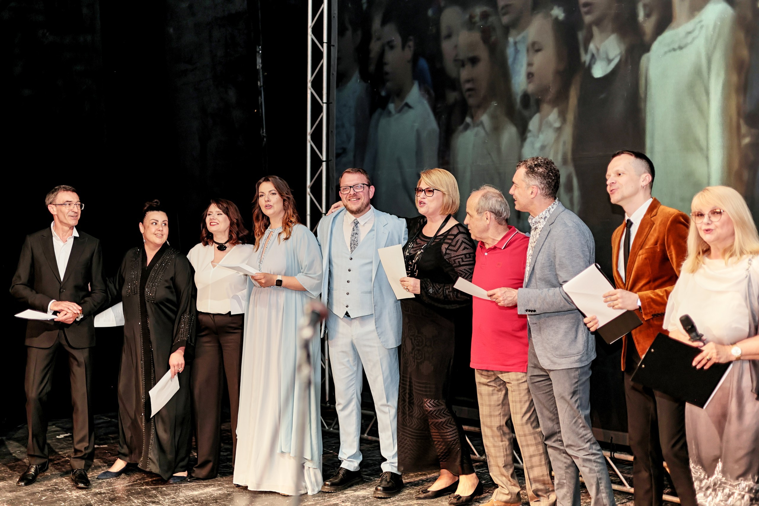 8 journalistic charity concert in Kyiv. Photographer, photo artist Alena Novgorodtseva