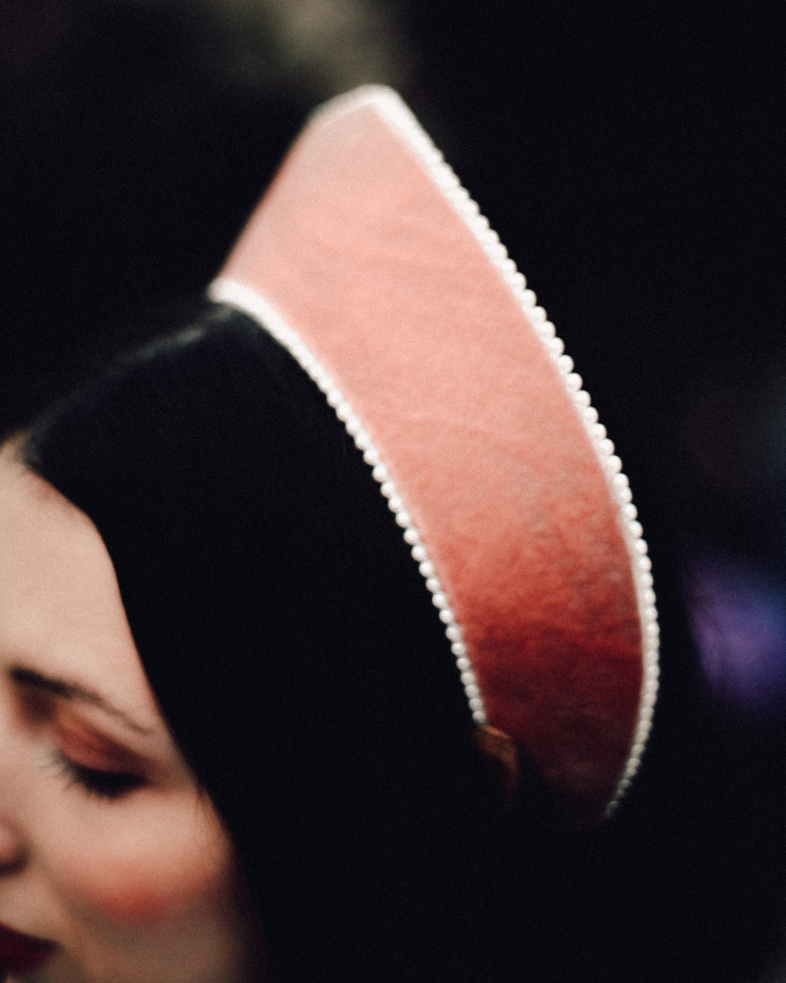 Slavic folklore shoot in traditional headwear and white dress. Moth & Moss Photography