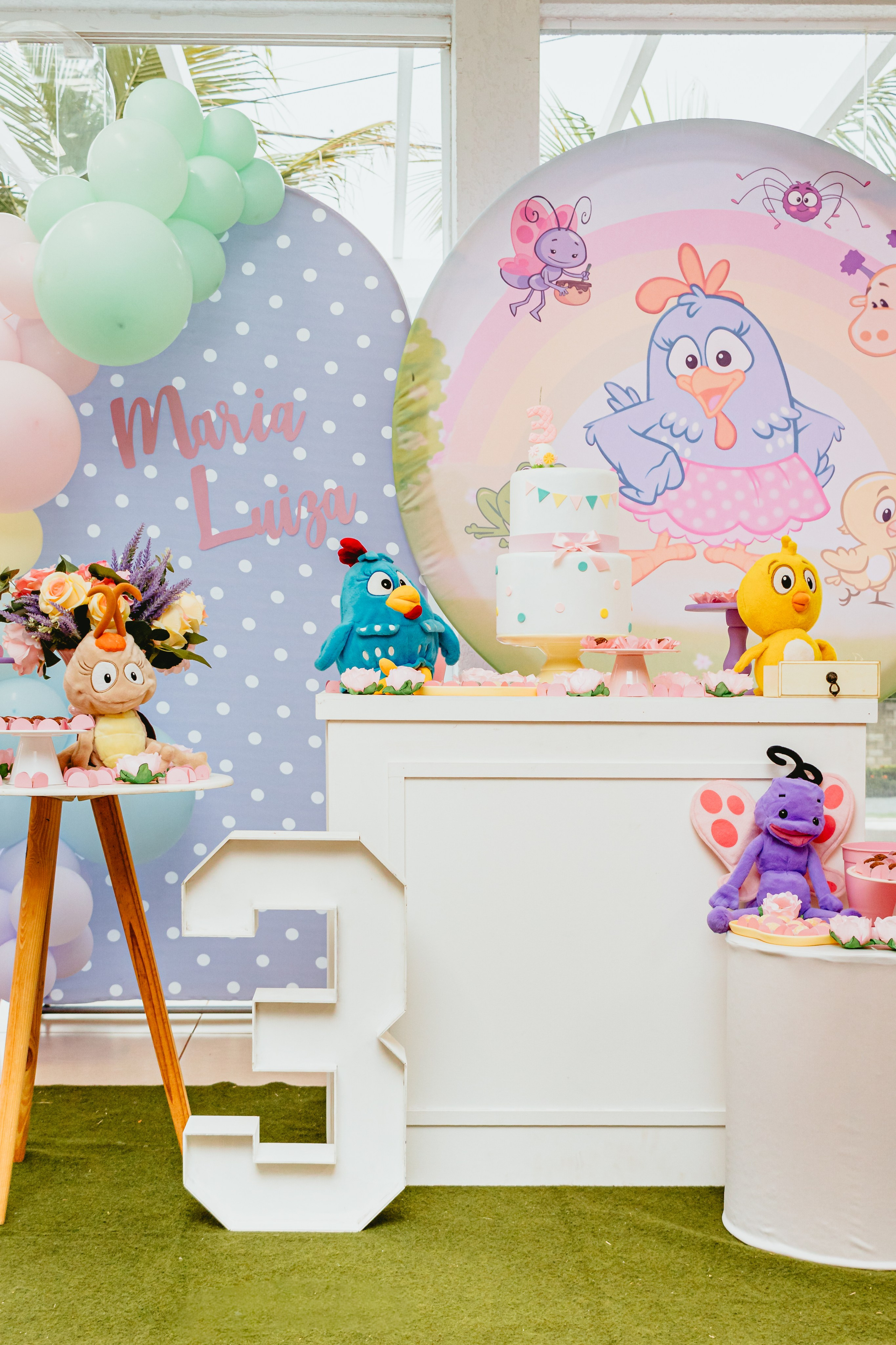 Maria Luiza — Aniversário 3 anos. Principal