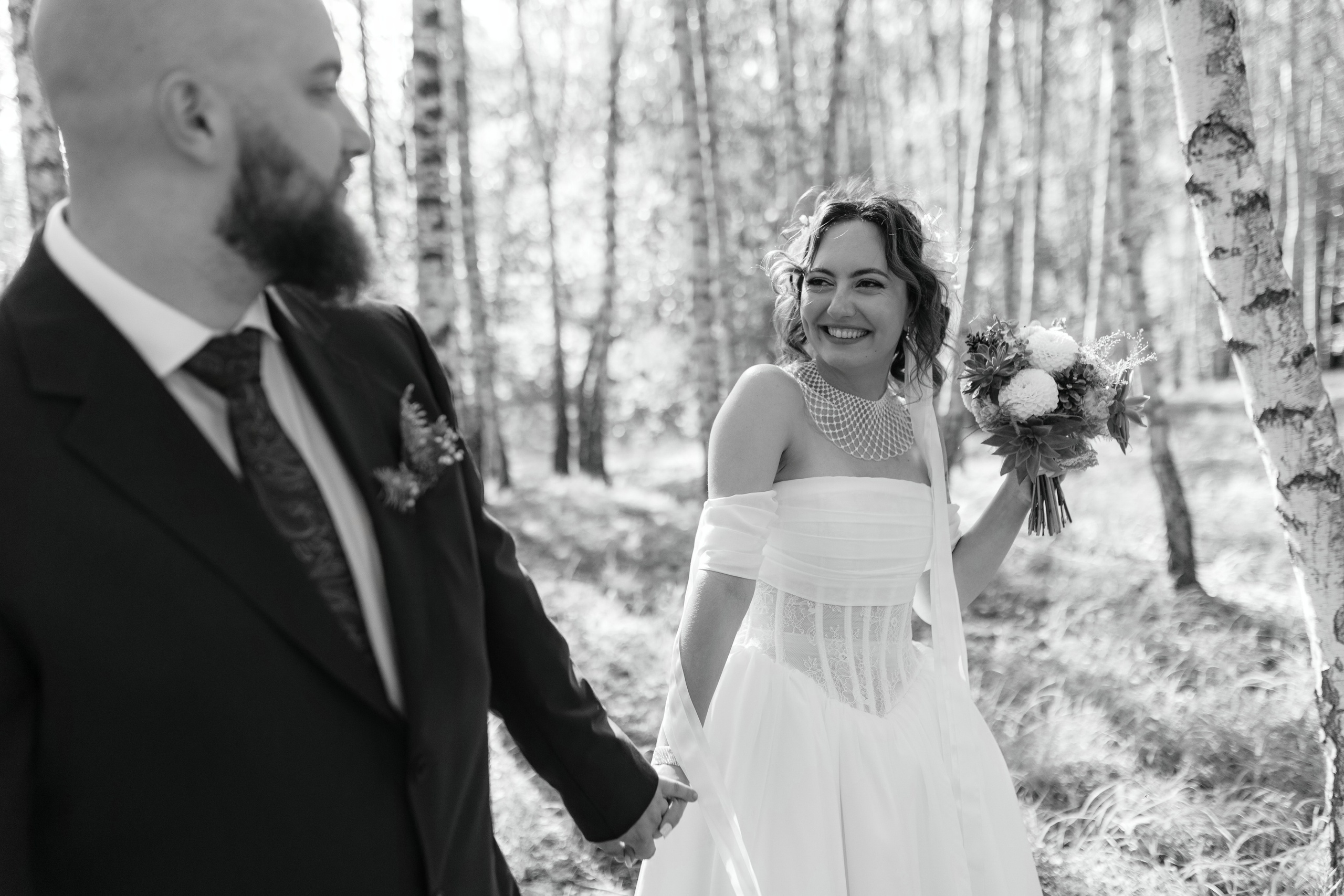 Janina & Wladek. Dworzyszcze Wola. 23.07.2025. Fotograf ślubny i rodzinny w Krakowie Yana Klymova