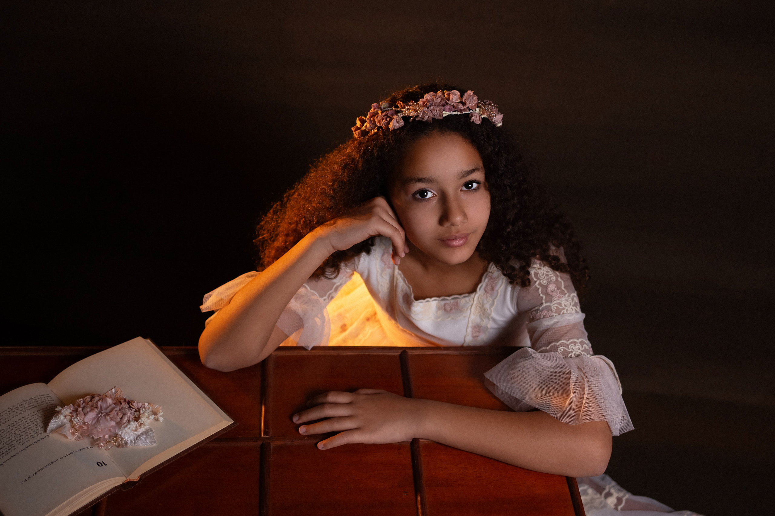 Comunión en el estudio. Профессиональный фотограф в Испании