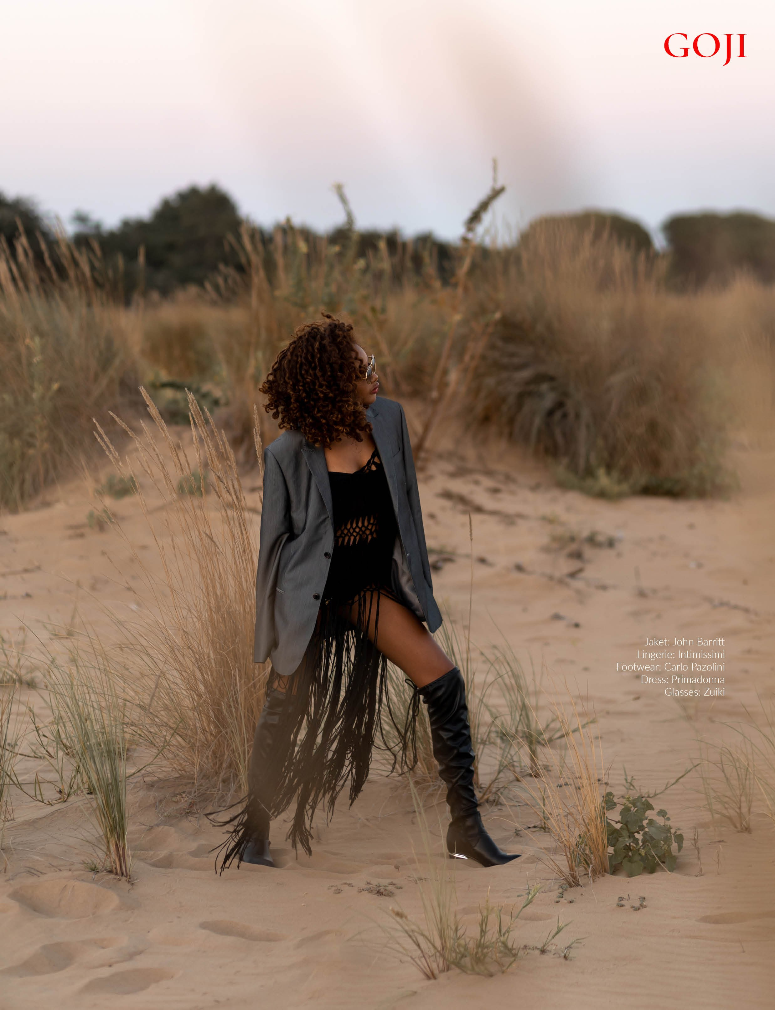 Portrait of Laymita for magazine “GOJI”