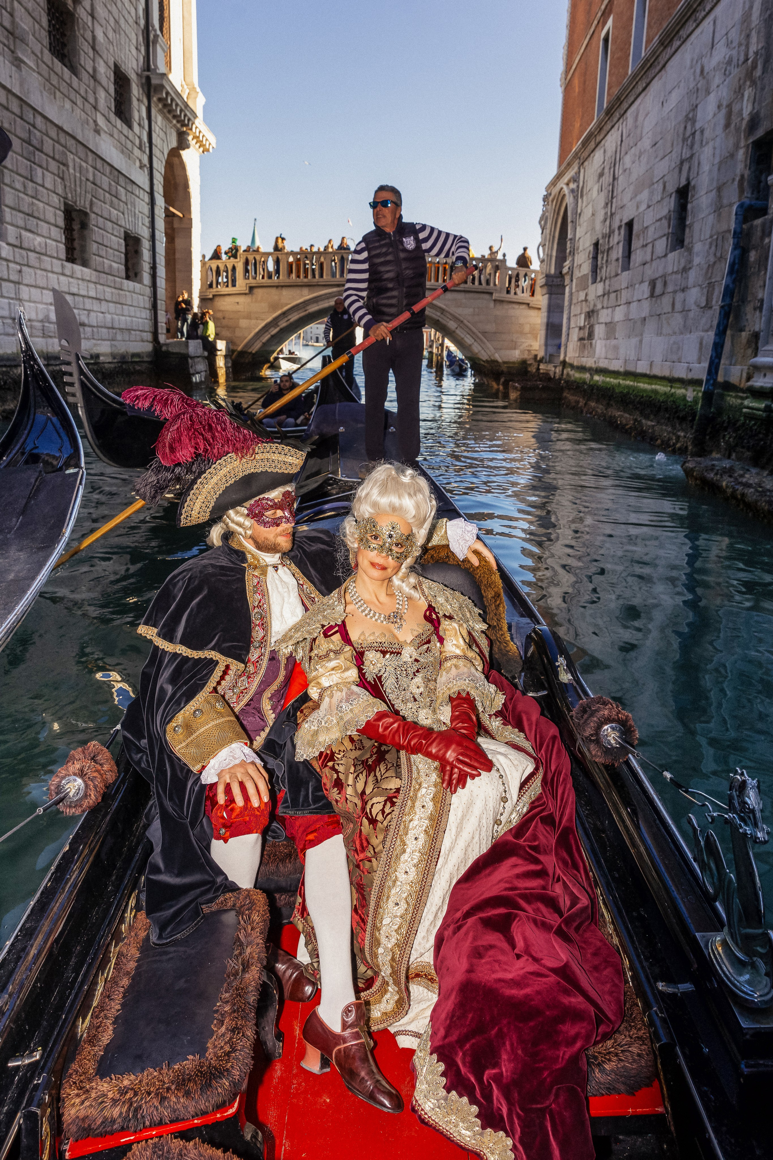 Aleksandr & Ekaterina in venetian carnival