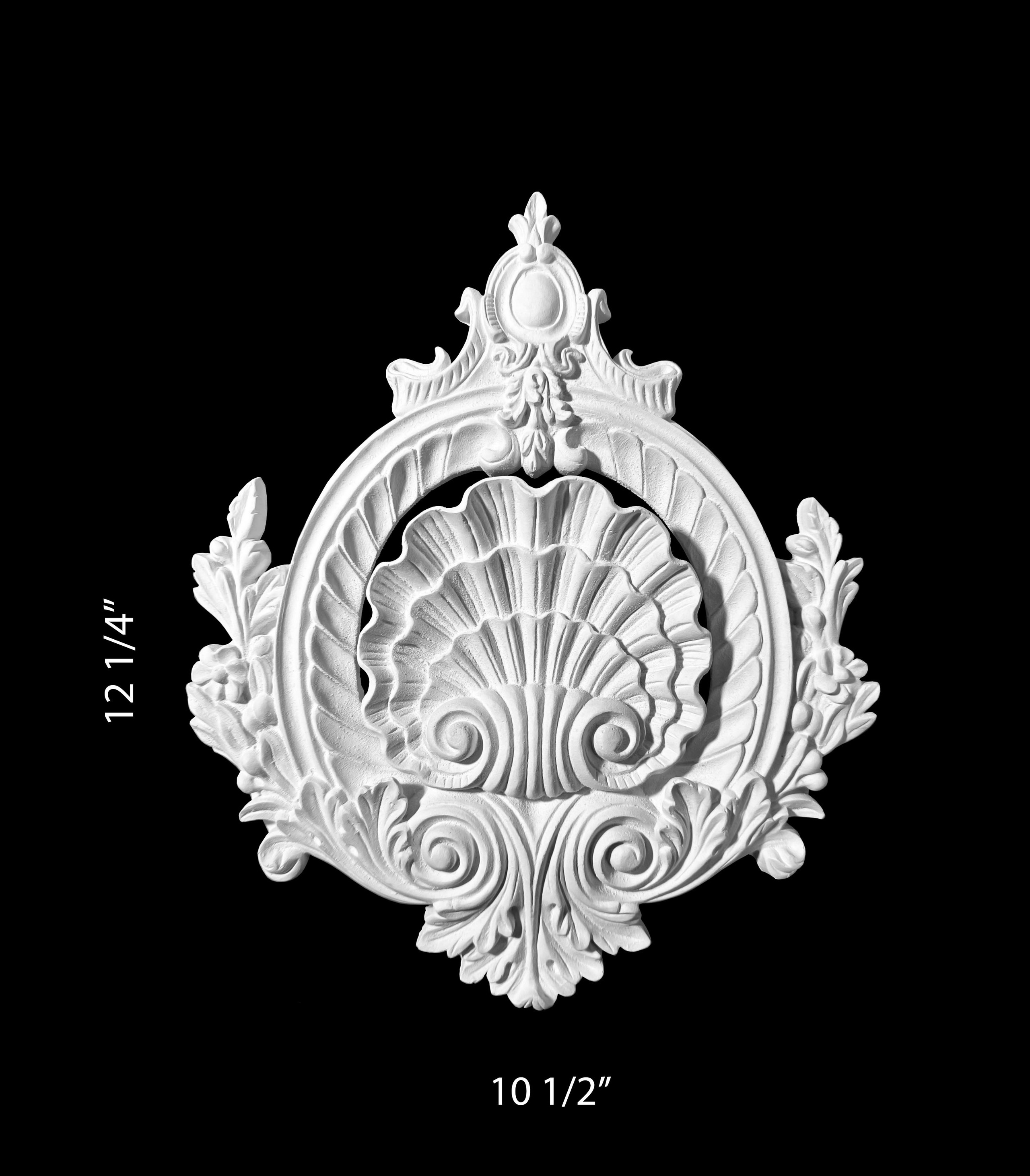 Cartouche Centerpiece. Plaster molding
