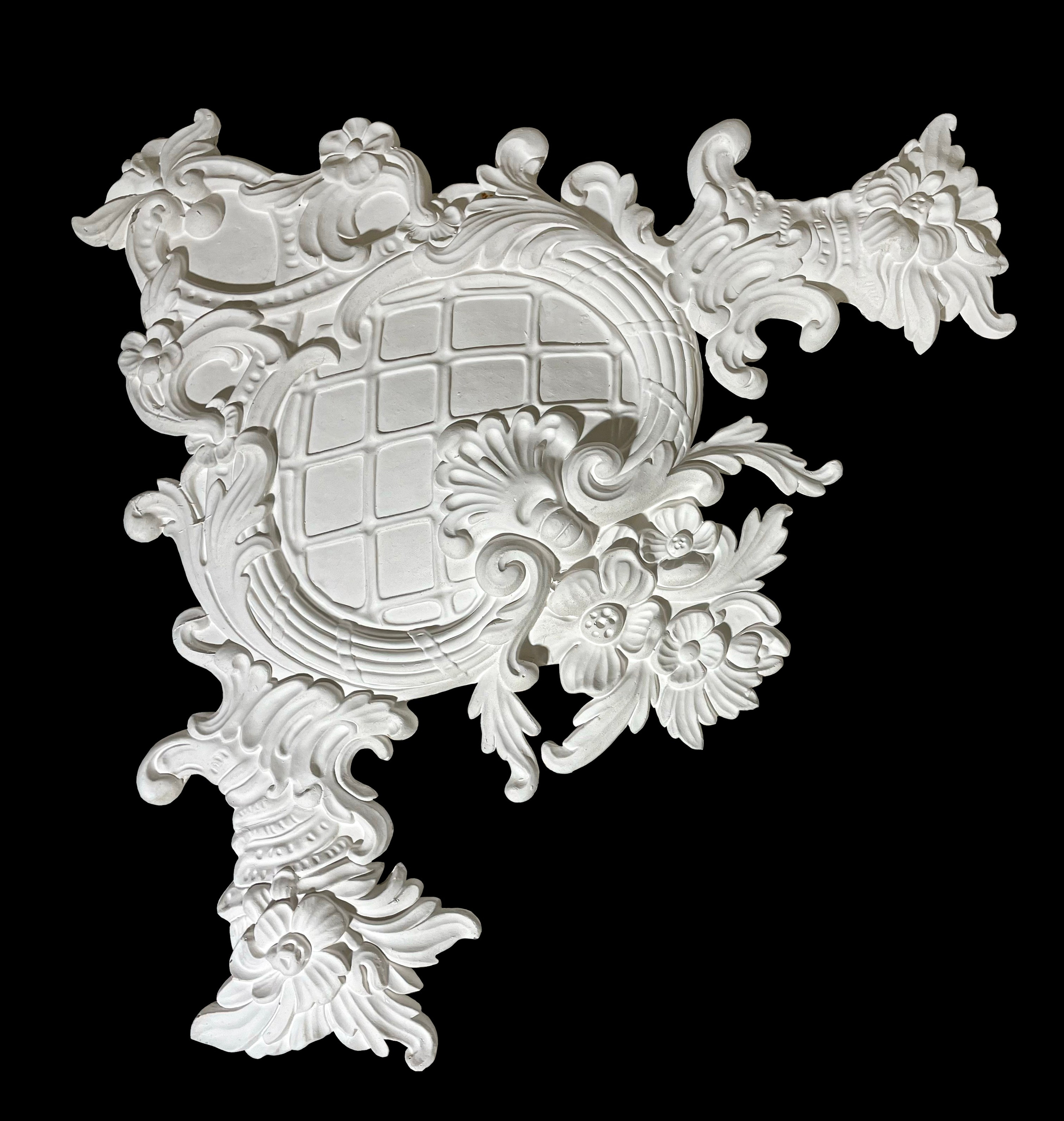 Corners. Plaster molding