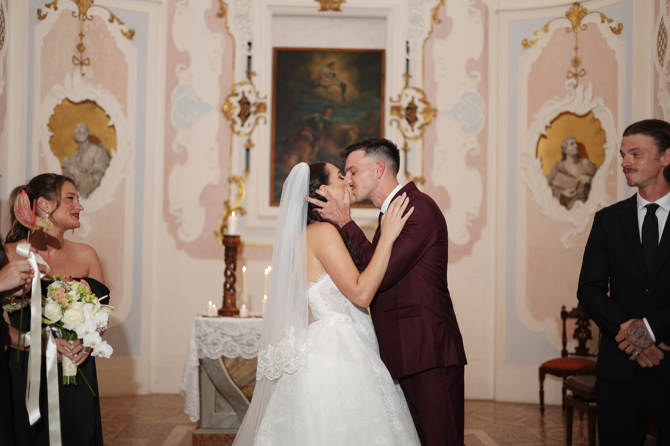 An American Wedding at CastelBrando. Photographer in Venice, Viktoria Antonova
