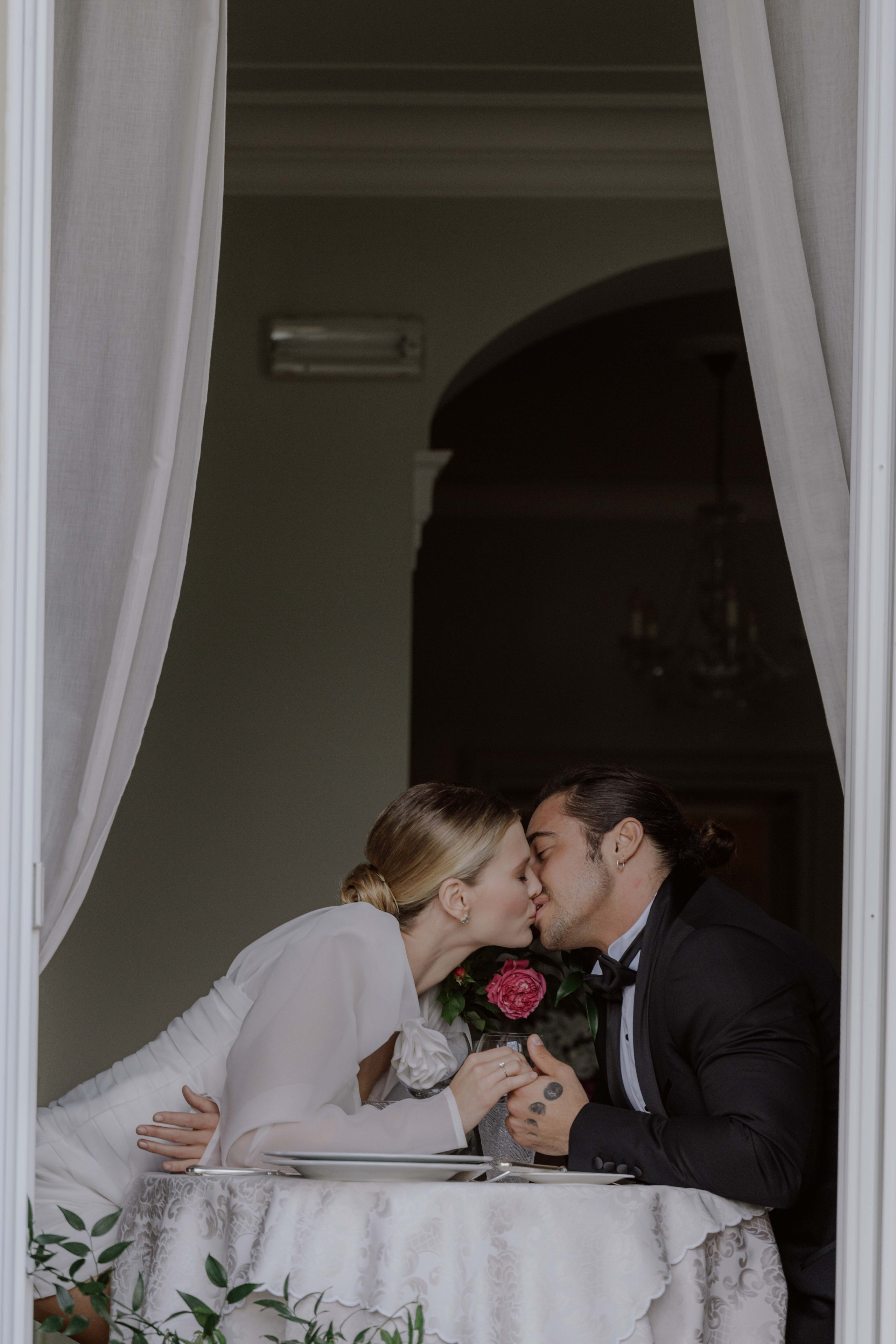     window light interior Lake Como elopement villa