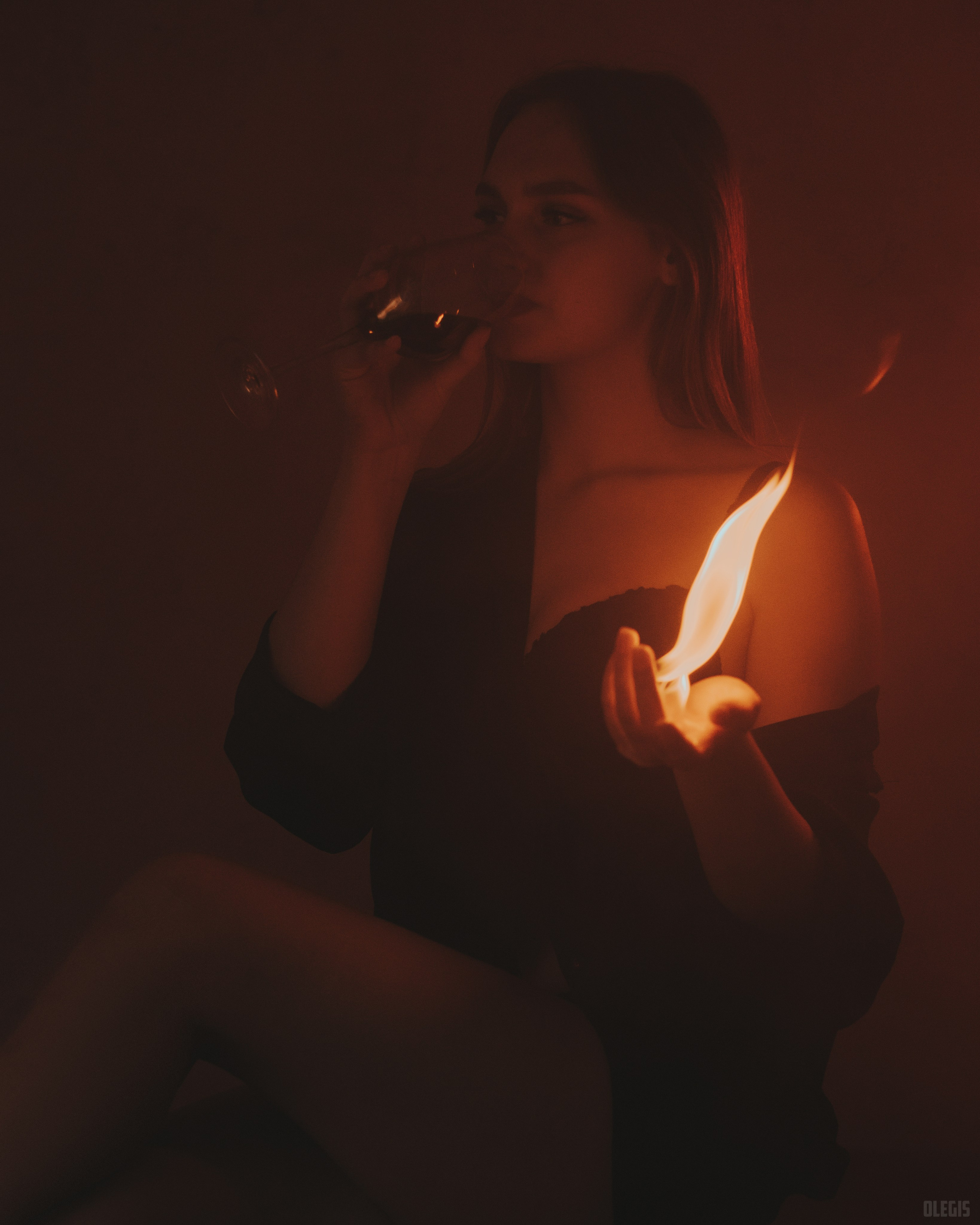 Фотосесія з вогнем. Фотограф | Відеооператор Нікополь Олег Ісаченко