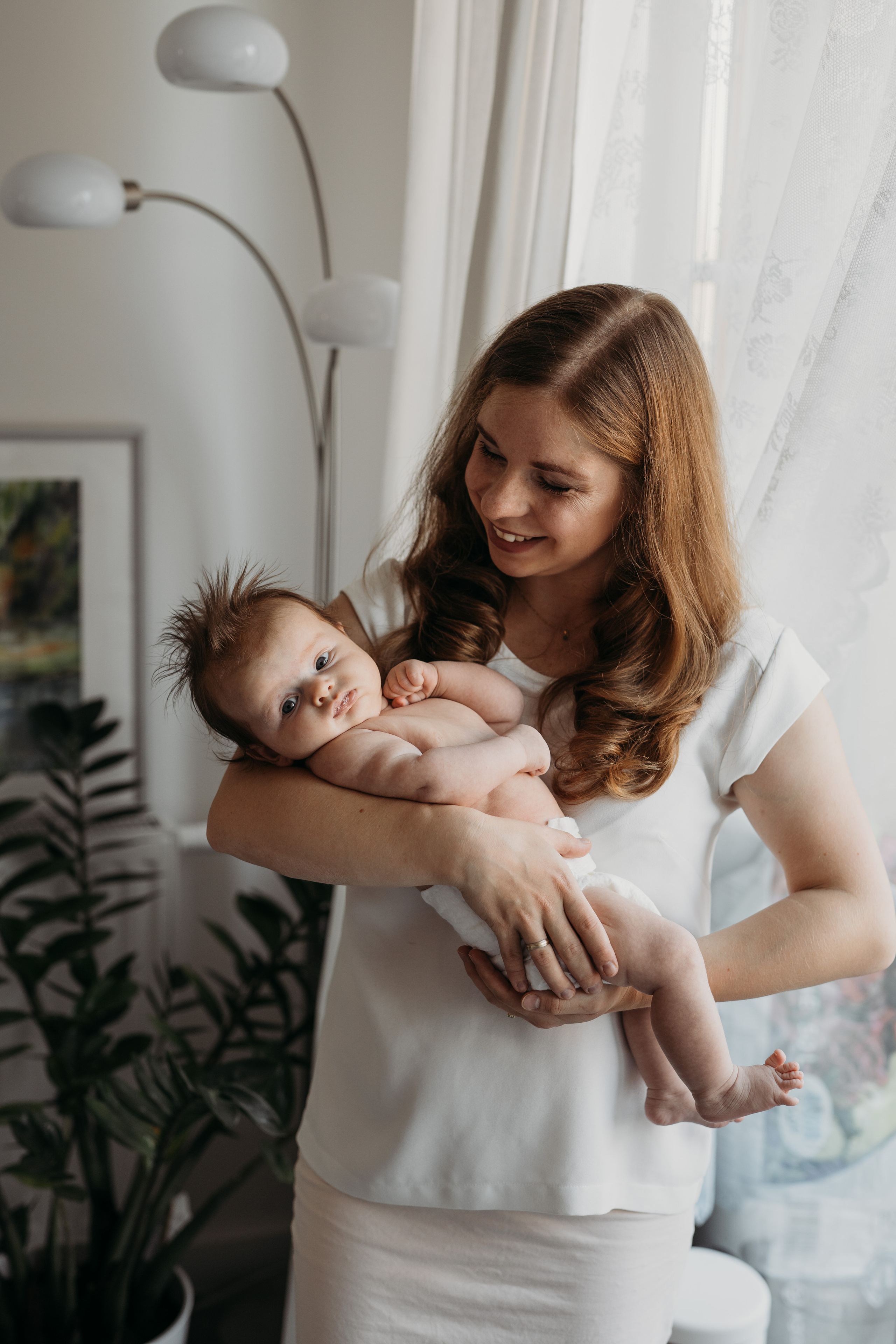 Аня и Эмилия (2 месяца и 2 годика). Фотограф новорожденных и детей первого года Евгения Михалькевич